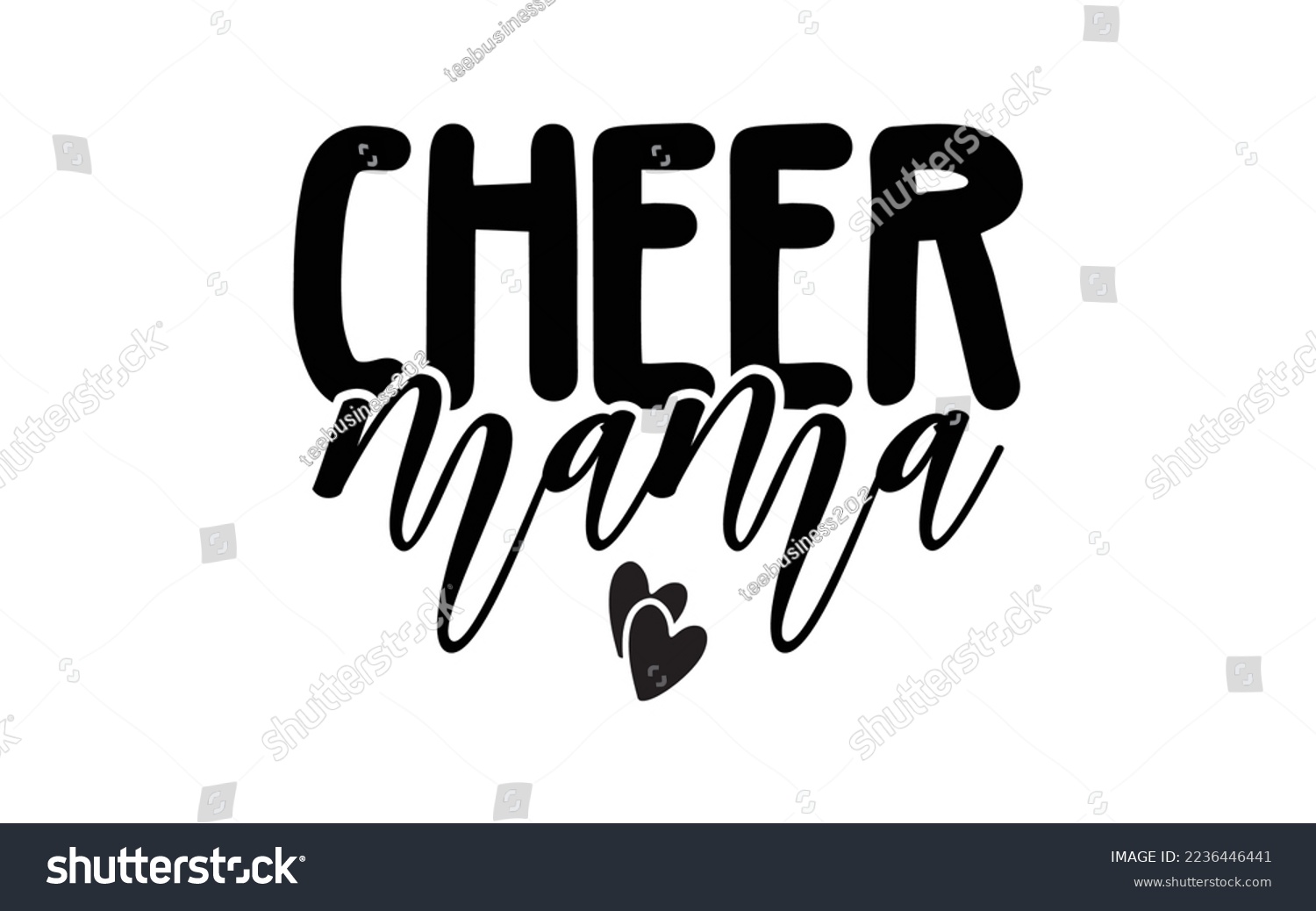 SVG of Cheer Mama t-shirt design man women vector file svg
