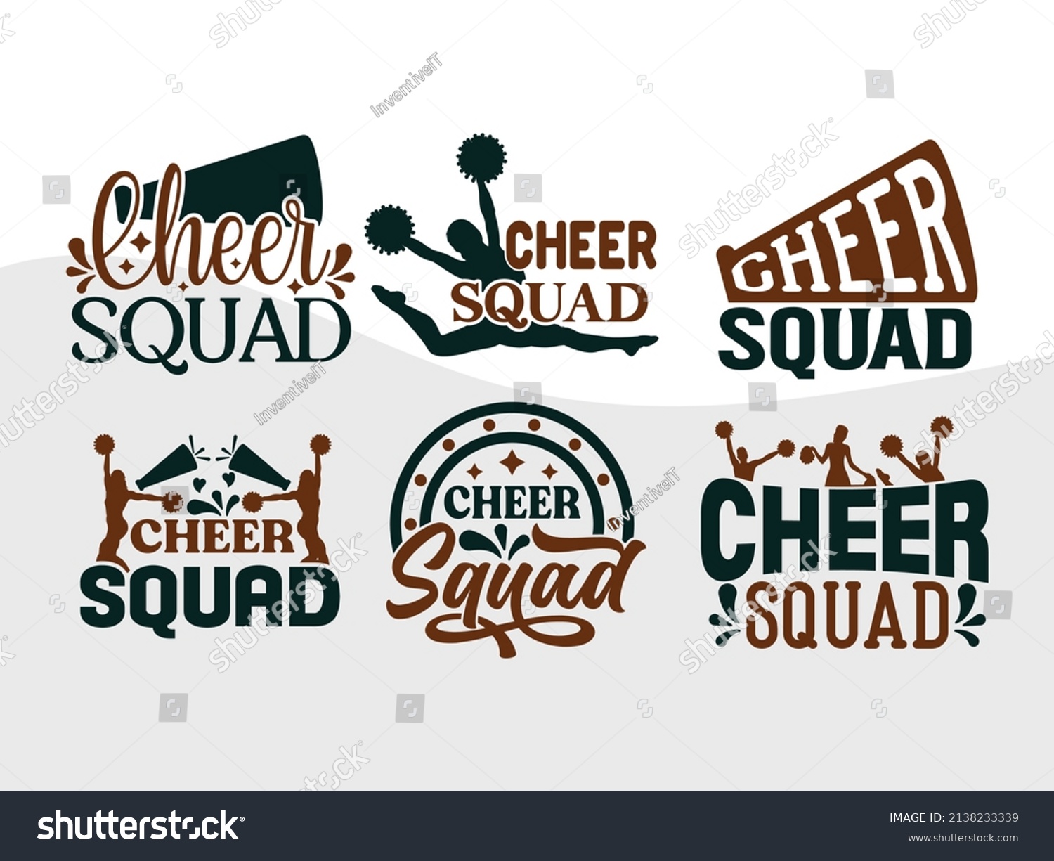 SVG of Cheer Squad Printable Vector Illustration svg