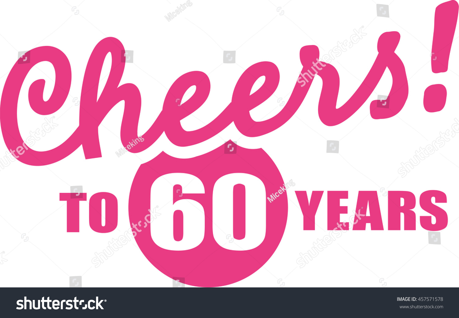 SVG of Cheers to 60 years - 60th birthday svg