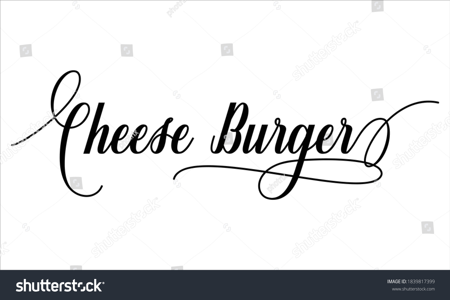 Burger word Images, Stock Photos & Vectors | Shutterstock