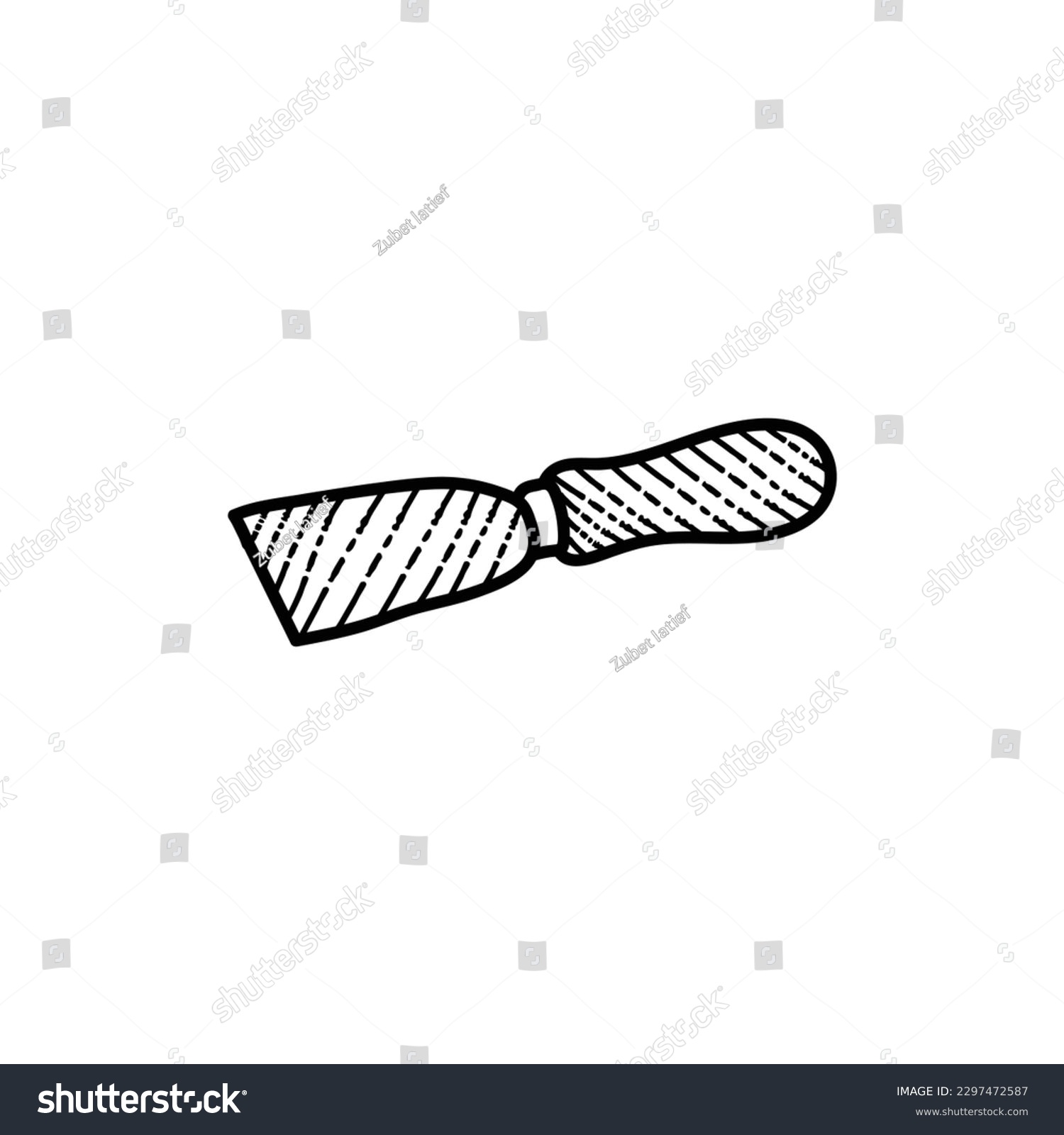 black and white chisel tool clip art preview
