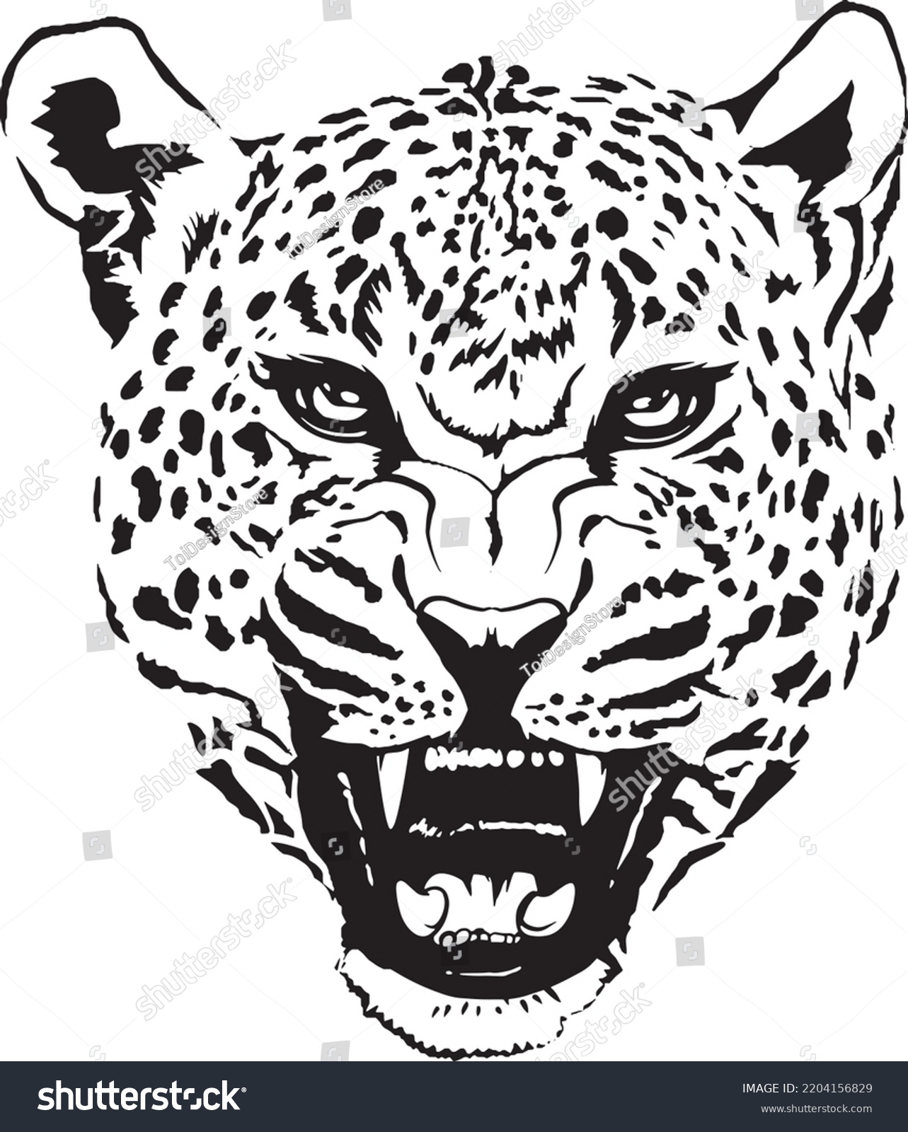 SVG of Cheetah leopard head  print SVG file | leopard face | leopard face SVG | animal clipart | Instant Download fo circuit svg
