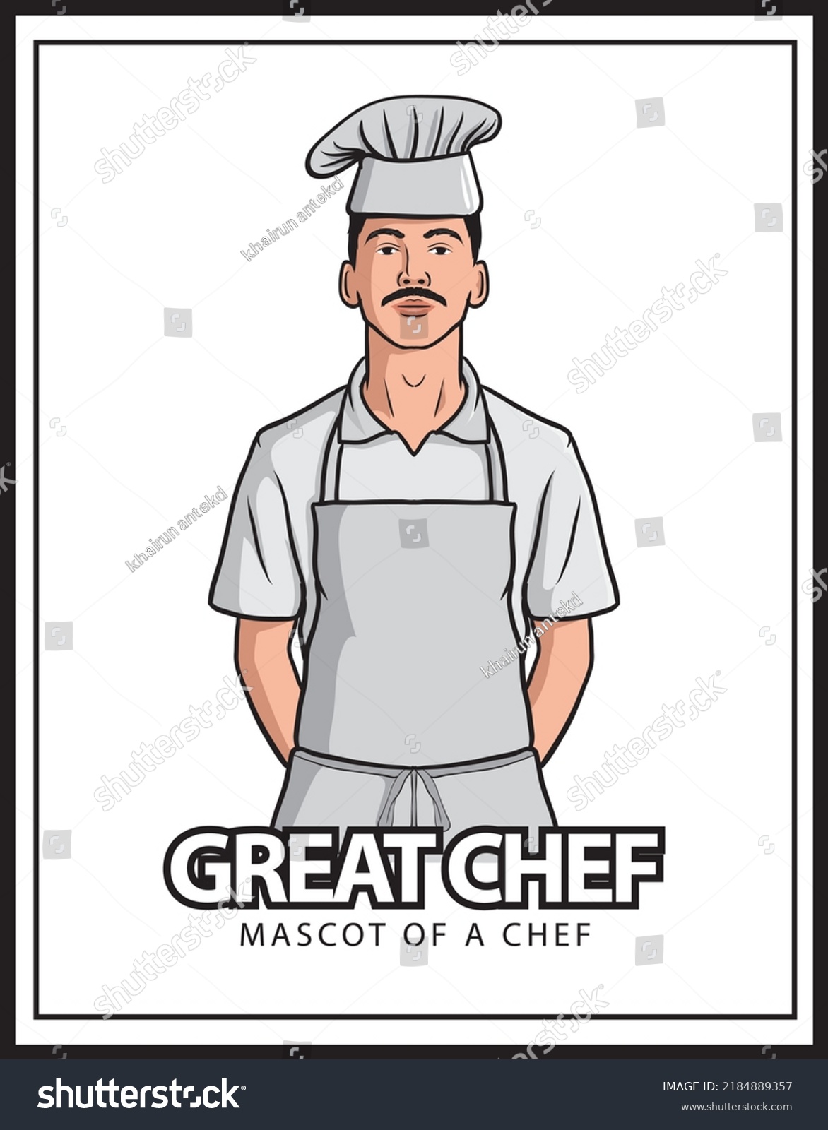 Chef Cartoon Character Master Chef Illustration Stock Vector (Royalty ...