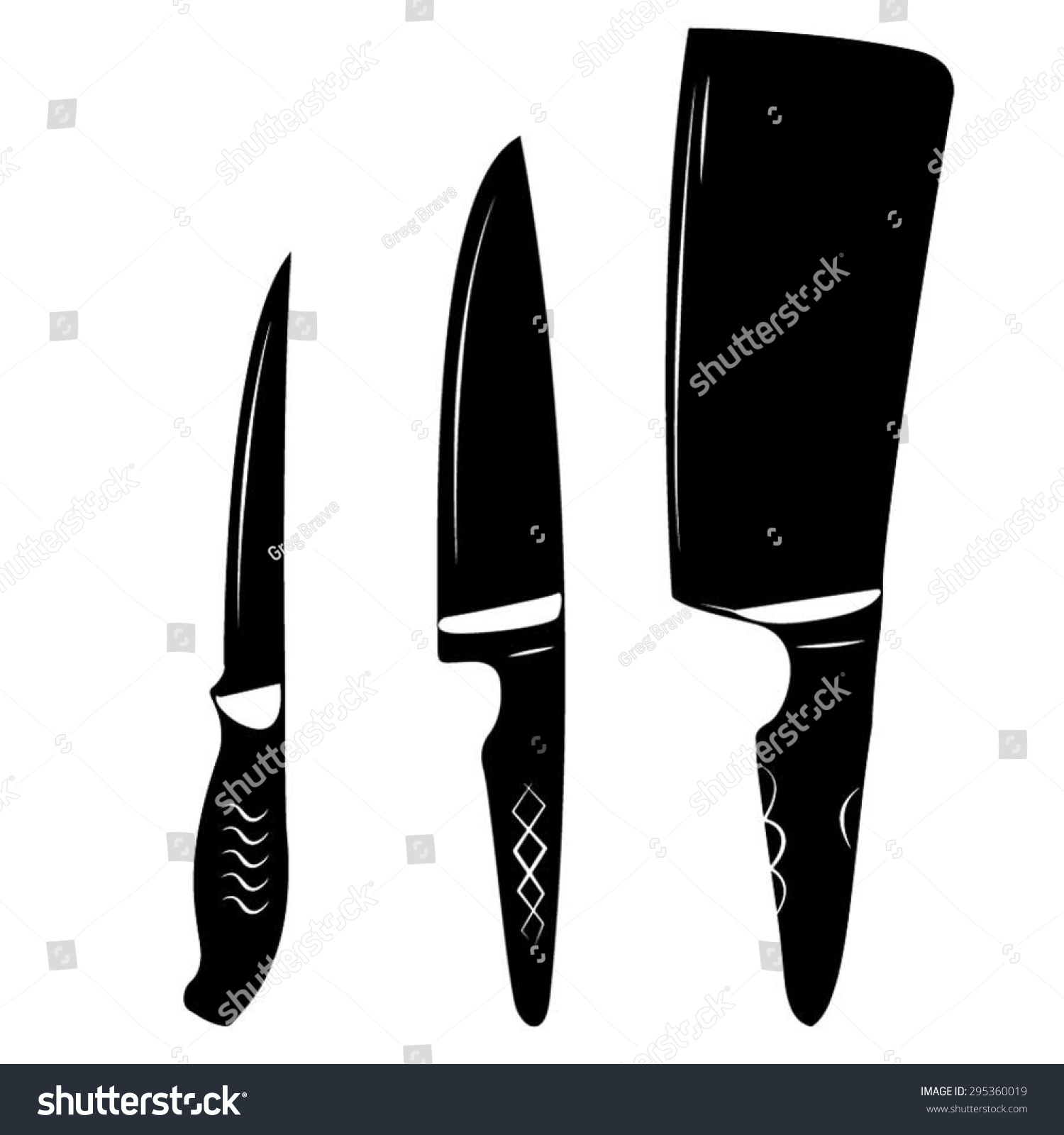 Kitchen Knife Vector chef knives vector illustration meat cleaver stock vector Kitchen Knife Vector chef knives vector illustration meat cleaver stock vector