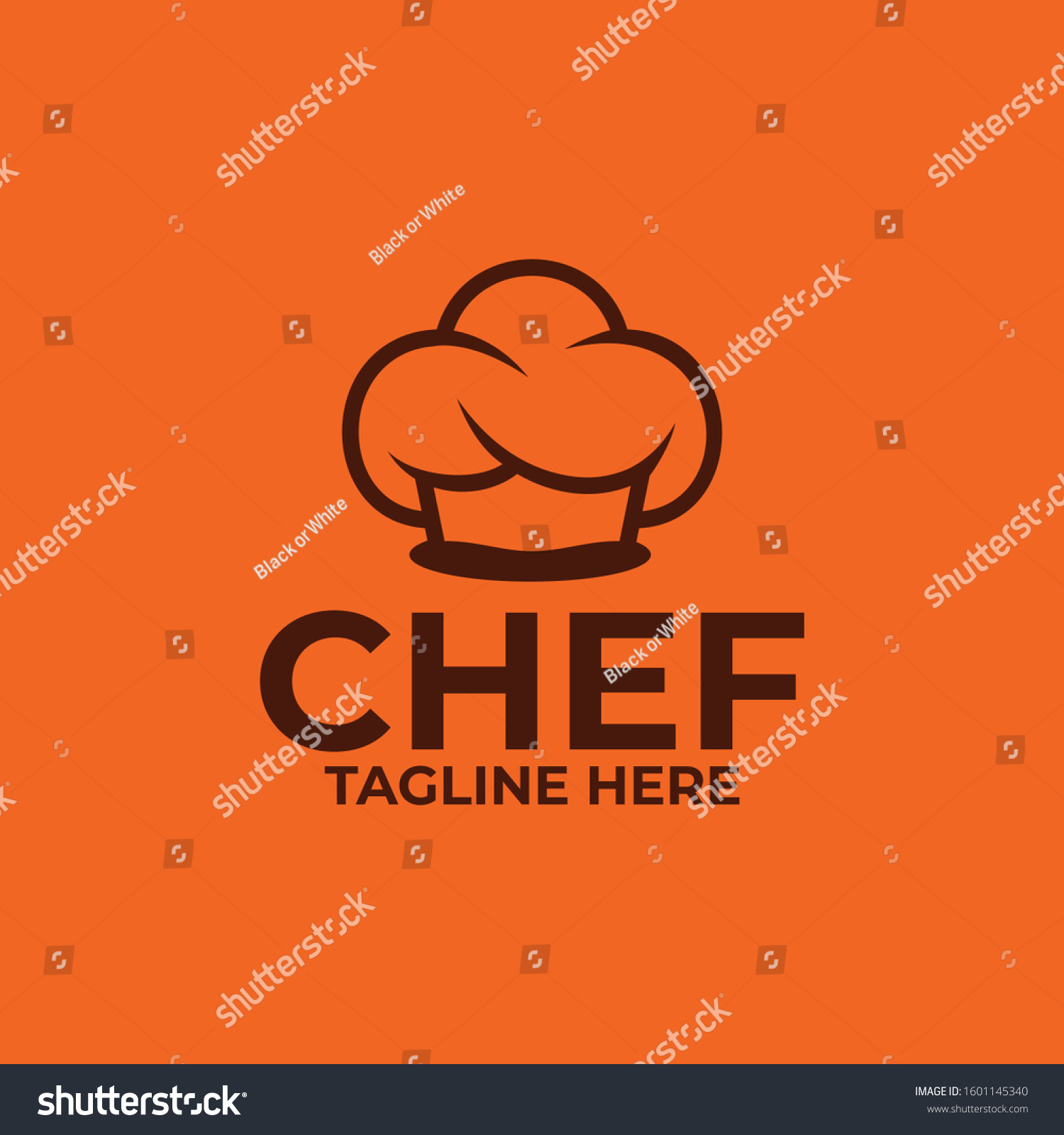 Chef Logo Design Vector Template Stock Vector (Royalty Free) 1601145340 ...