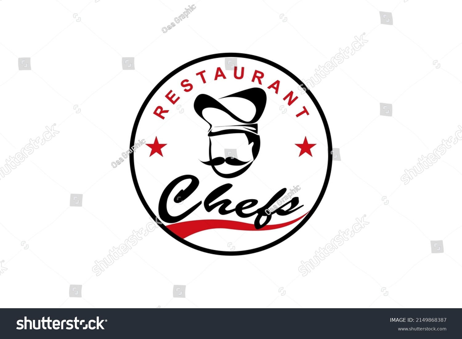 Chef Restaurant Logo Design Inspiration Stock Vector (Royalty Free ...