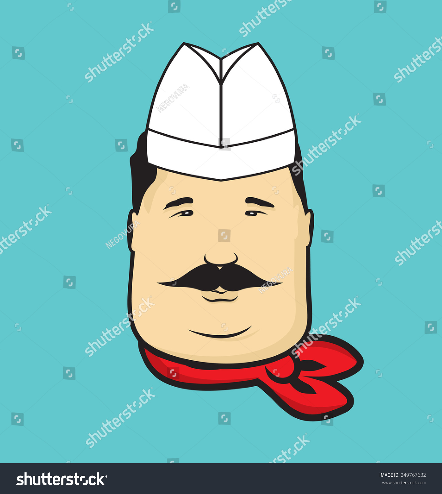 Chef Vector Icon Stock Vector (Royalty Free) 249767632 | Shutterstock