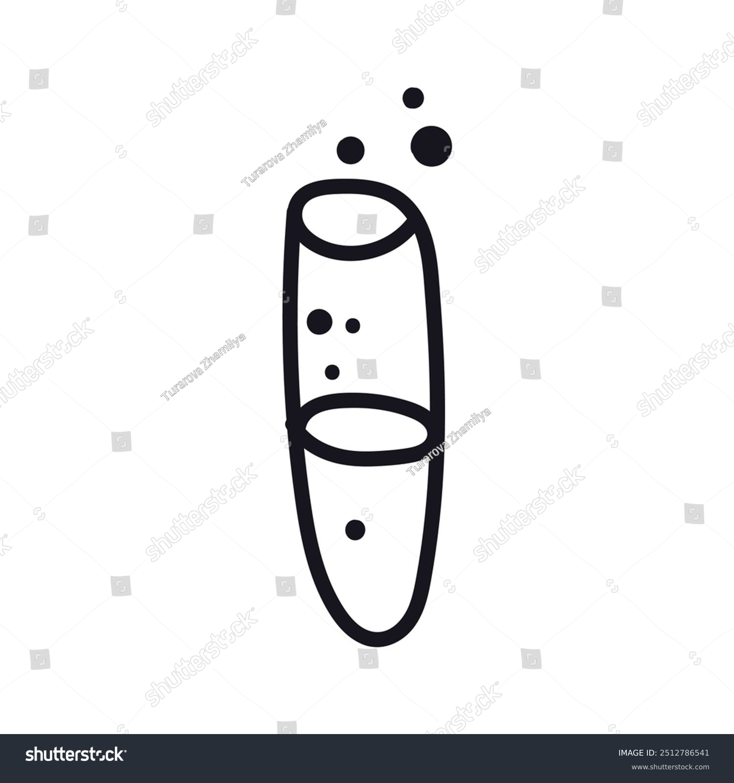 recommend clip art: Chemistry flask icon in line art style. Hand drawn design for chemistry, laboratory, science, biotechnology. Vector illustration isolated on a white background.