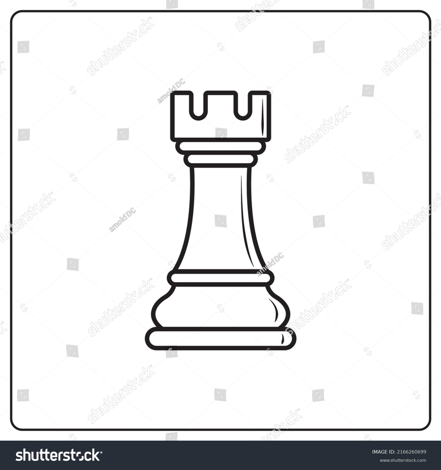 Chess Coloring Page Chess Coloring Page Stock Vector (Royalty Free ...