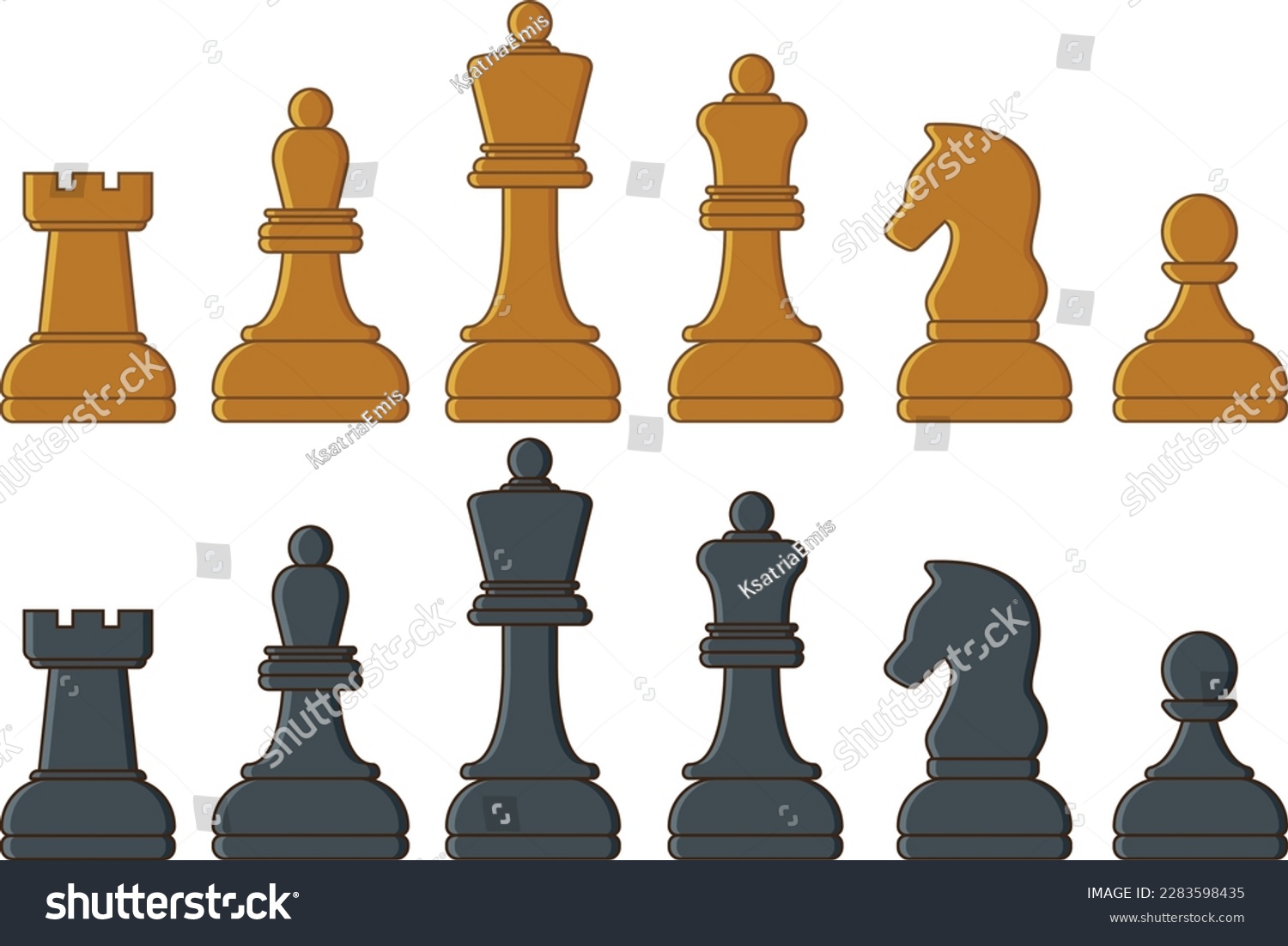 SVG of Chess vector flat white and black svg