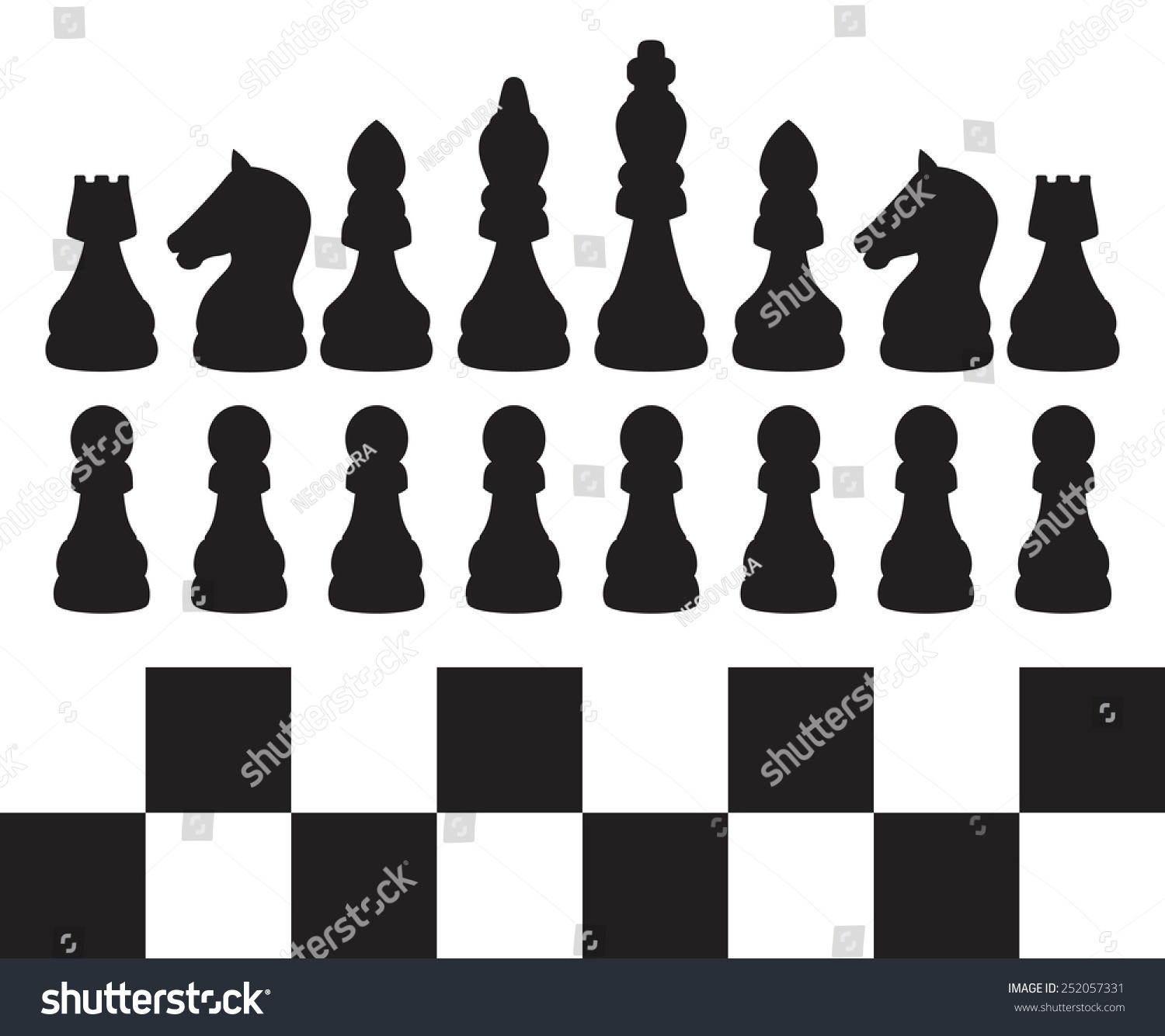 Chess Vector Illustration Stock Vector (Royalty Free) 252057331 ...