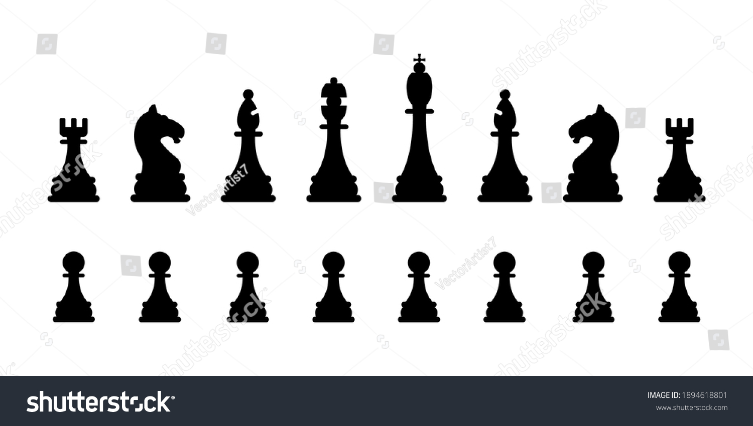 28,011 Chess silhouette Images, Stock Photos & Vectors | Shutterstock