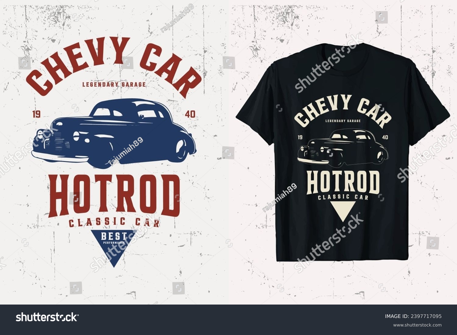 SVG of Chevy Hotrod Car vector T-shirt Design. classic car t-shirt graphic vehicle. svg