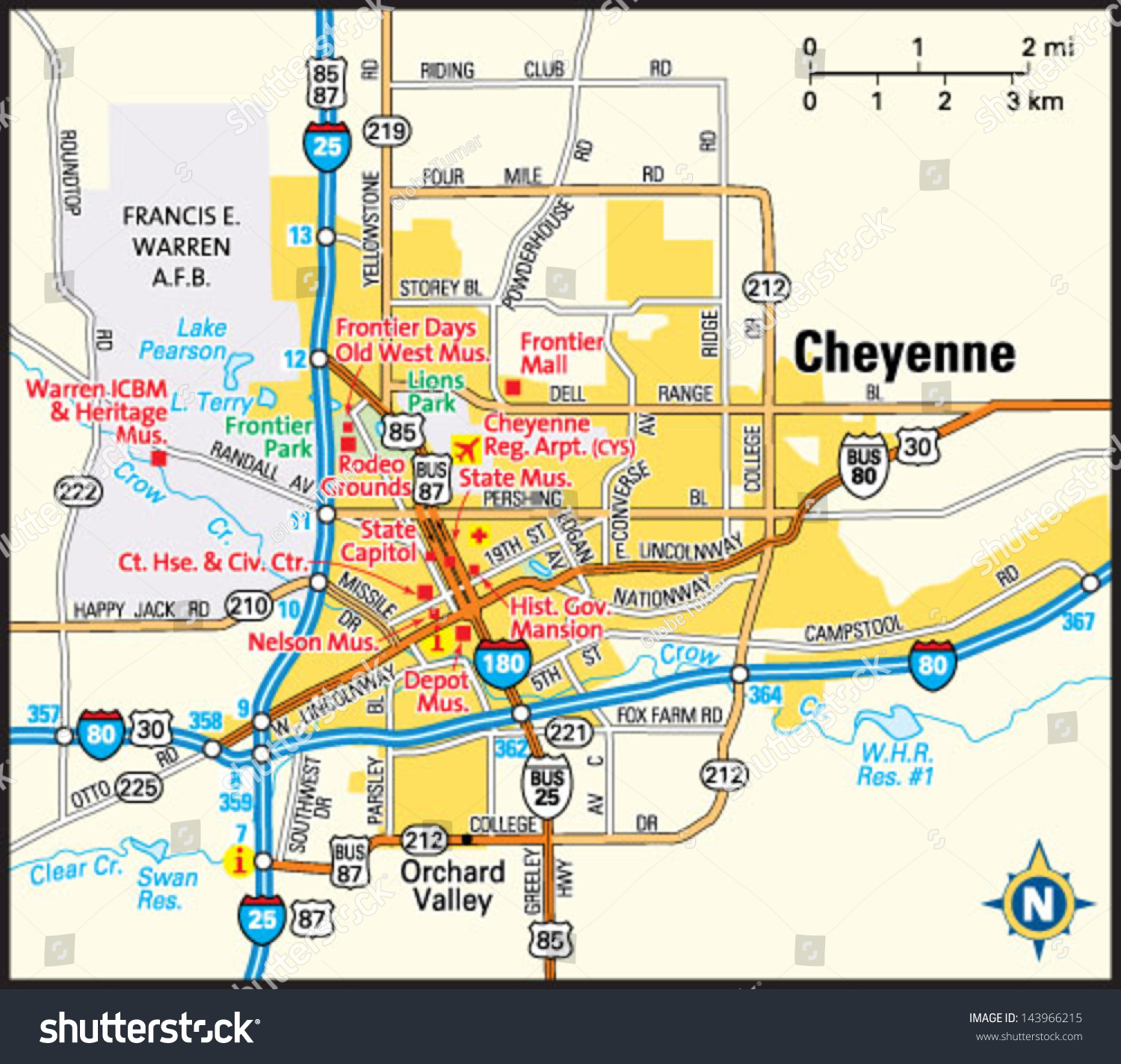 Cheyenne Territory Map