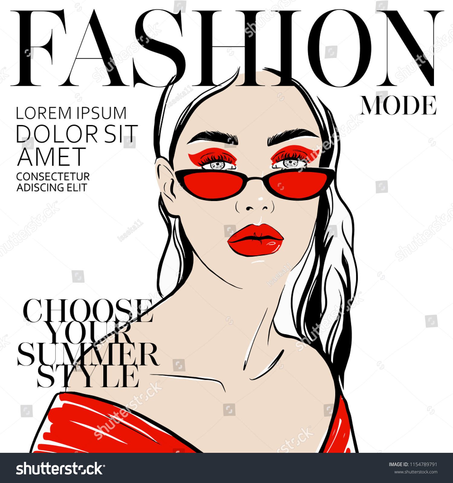 Magazine cover sketch Stock Illustrations, Images & Vectors Shutterstock