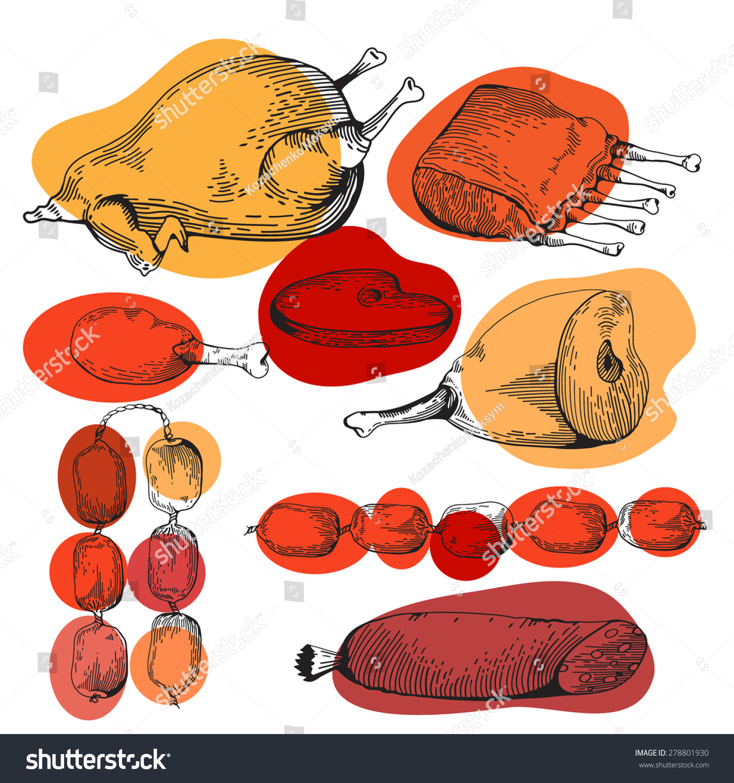 chicken meat clipart - photo #39