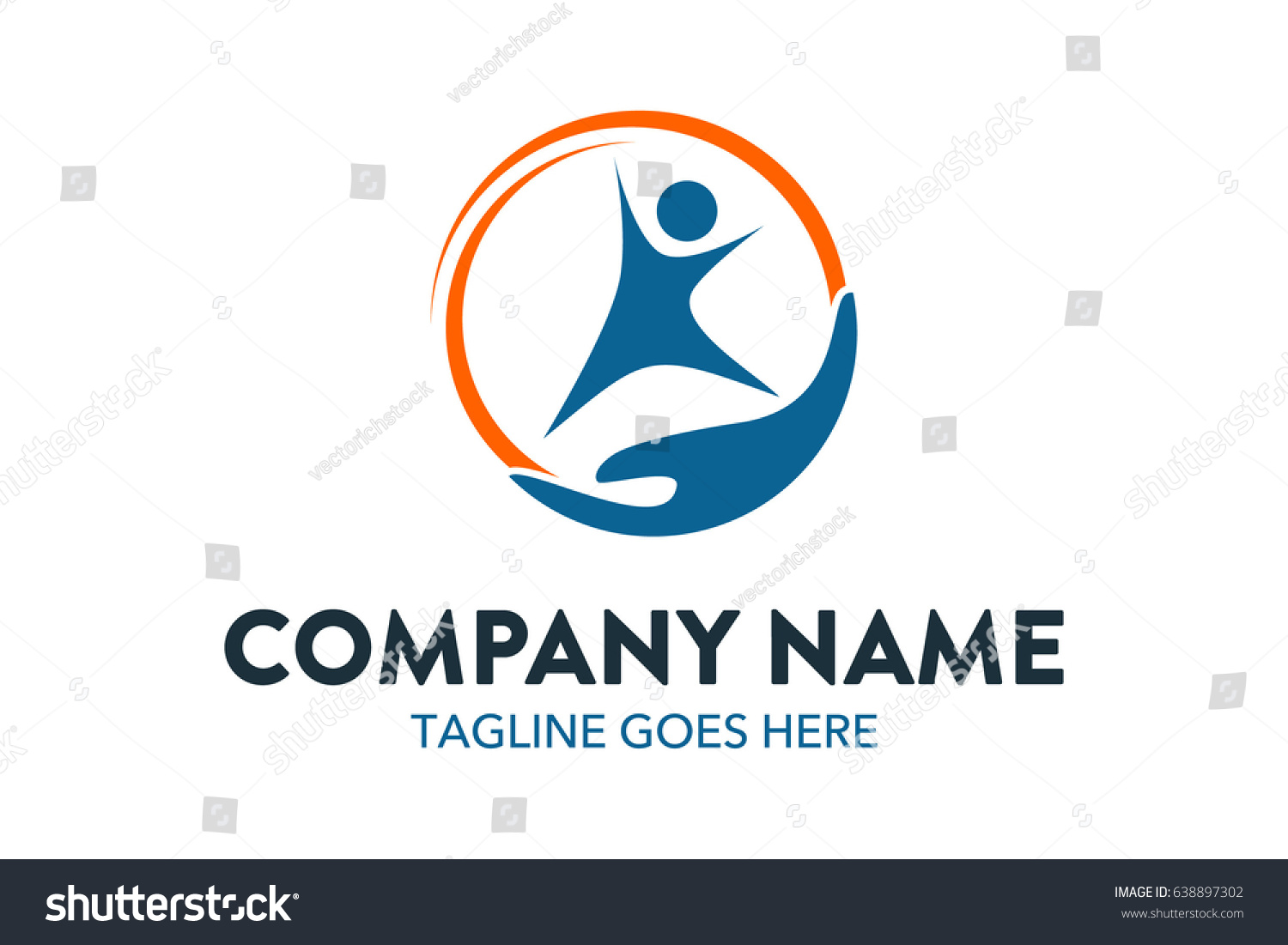 Child Care Logo Stock Vector (Royalty Free) 638897302