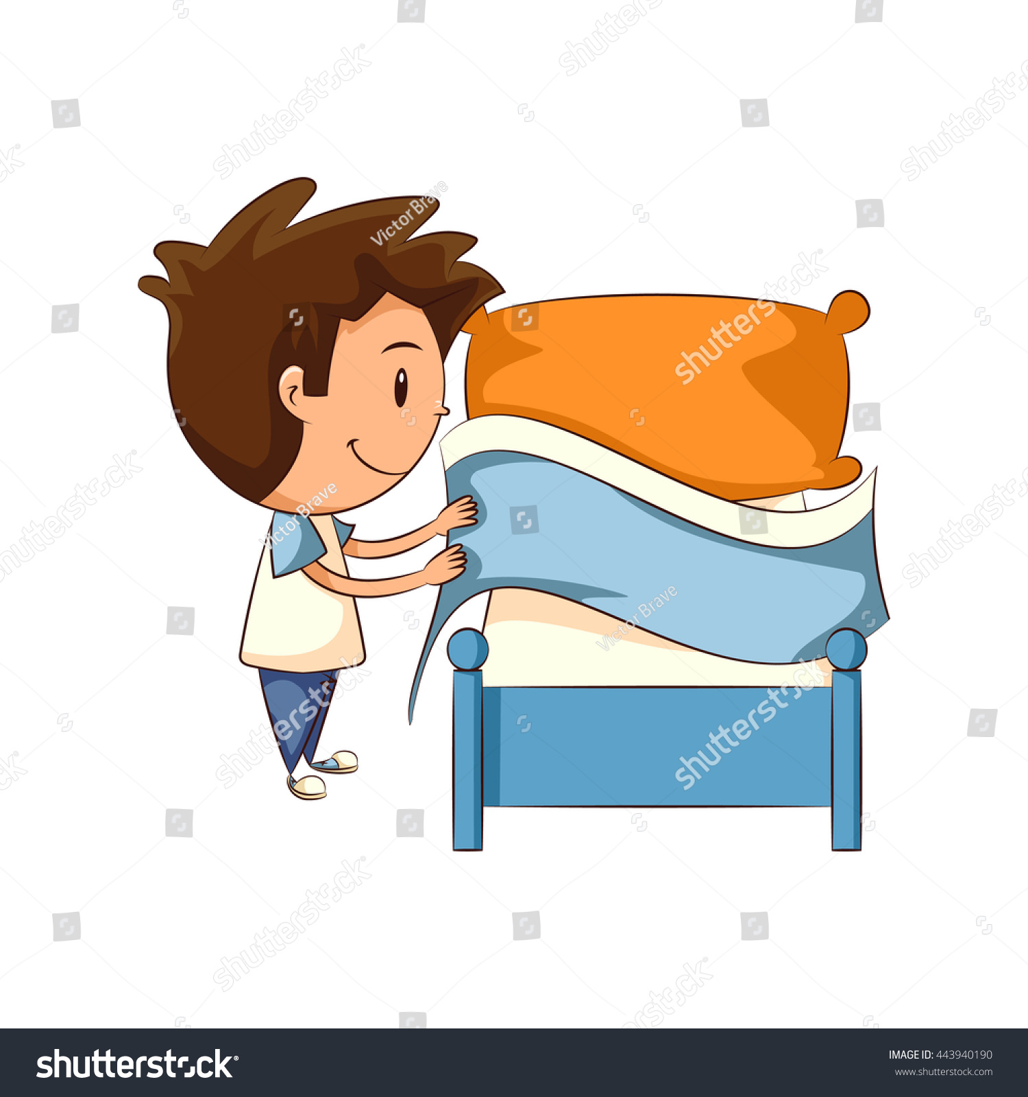 girl making bed clipart - photo #4