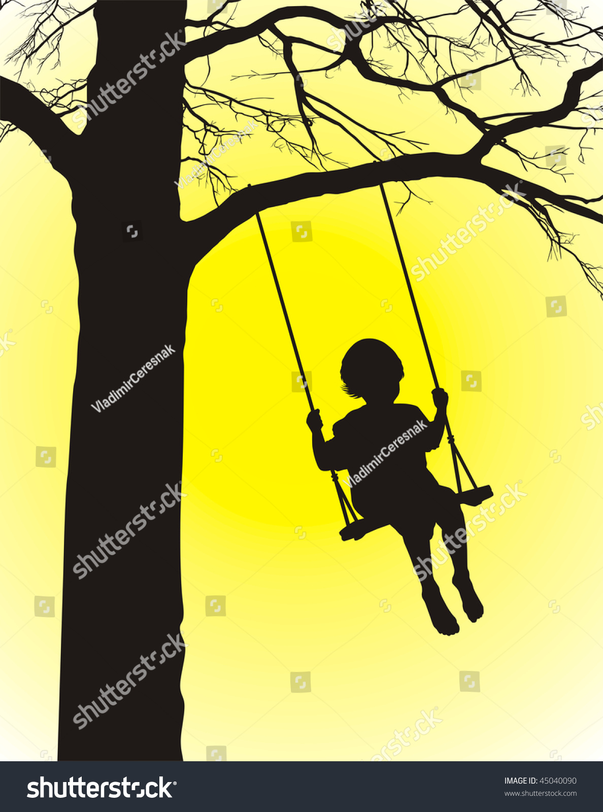 clipart girl on swing - photo #43