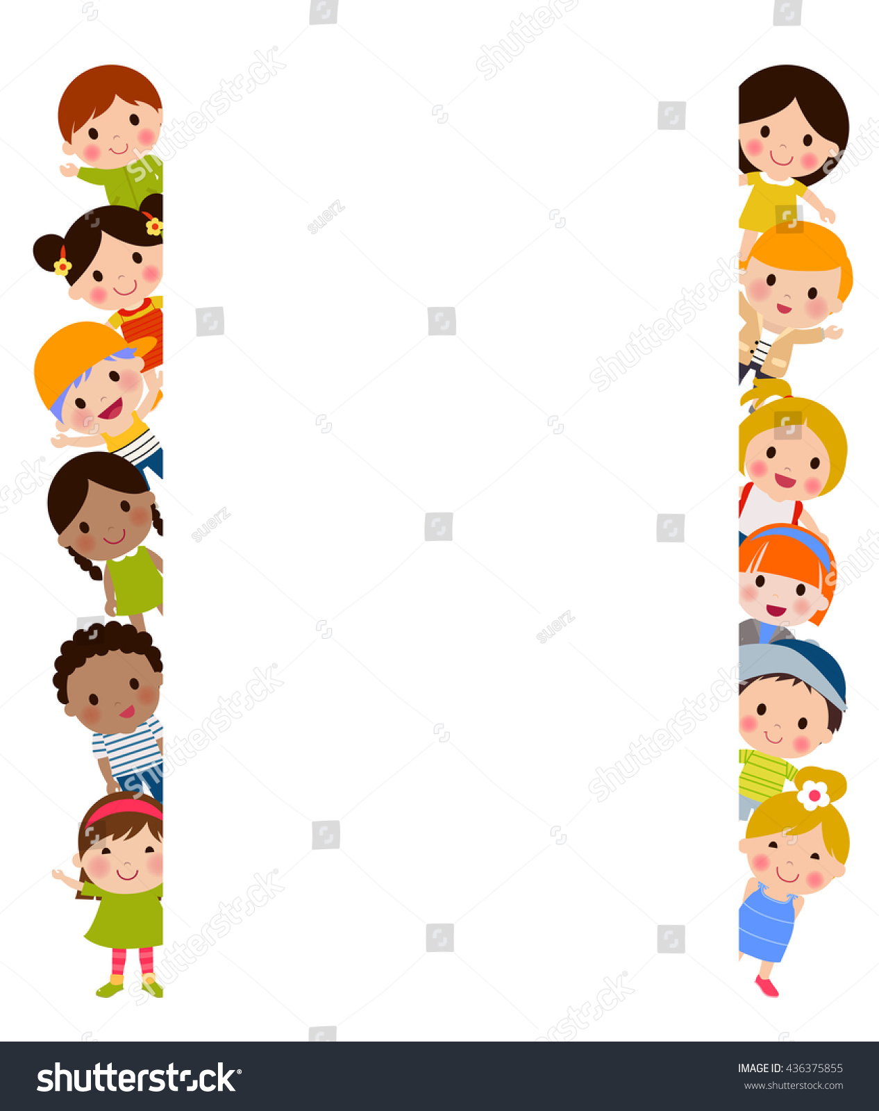 Children Banner Stock Vector (Royalty Free) 436375855 | Shutterstock