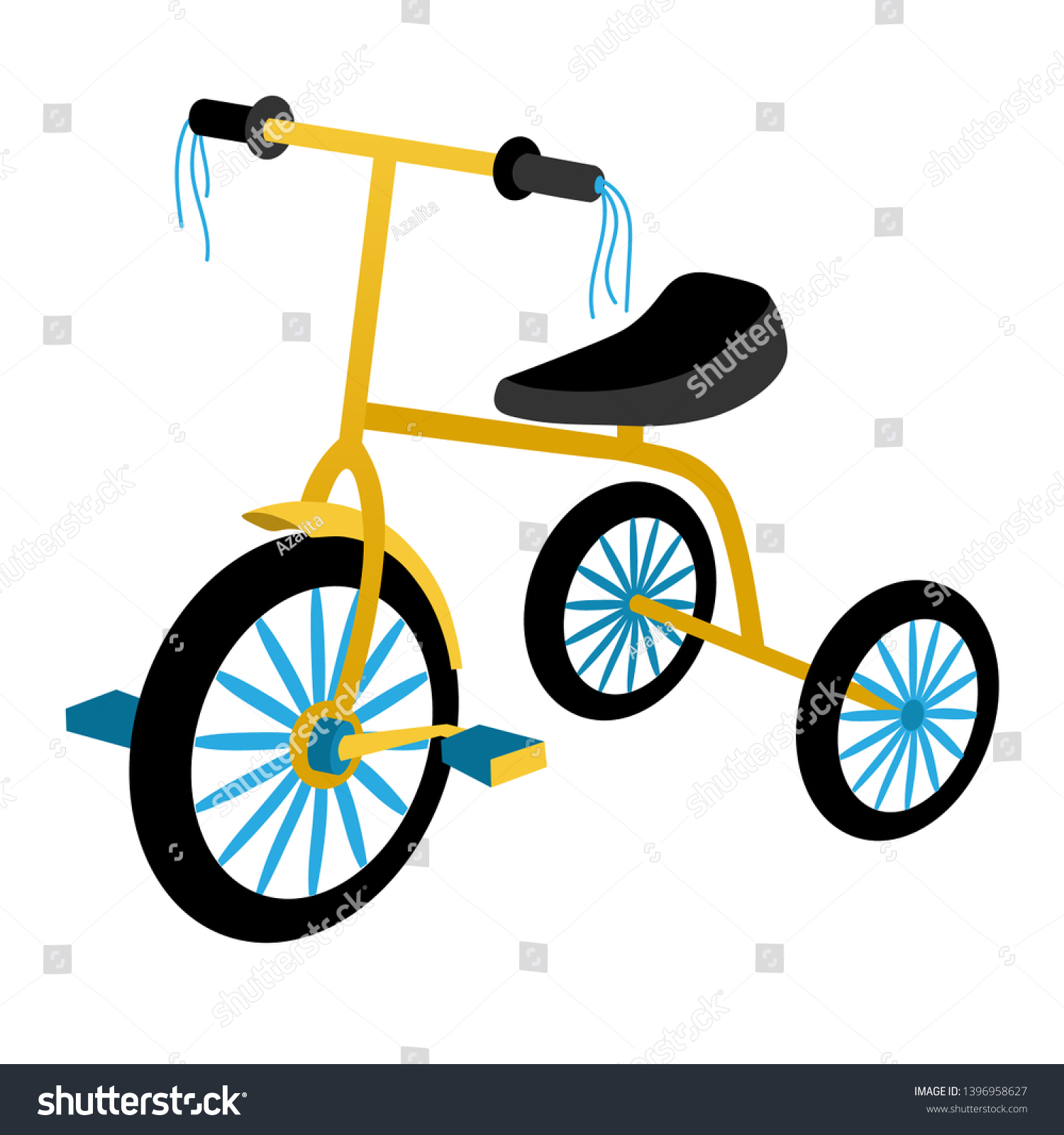 bike with tassels