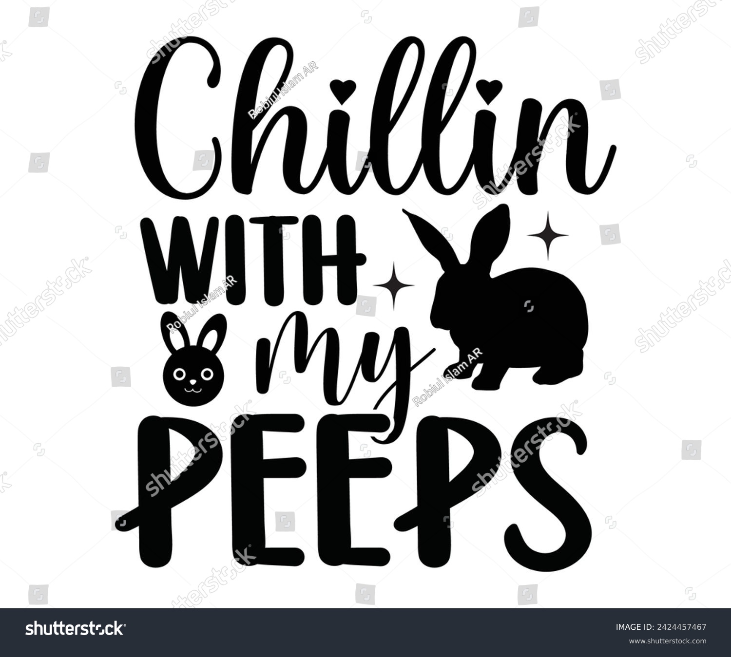 SVG of Chillin with my peeps Svg,Easter Squad ,Easter Easter  Vibes, Retro Easter Svg,Easter Quotes, Spring Svg,Easter Shirt Svg,Easter Gift Svg,Funny Easter, Cricut, Cut File, Instant Download svg