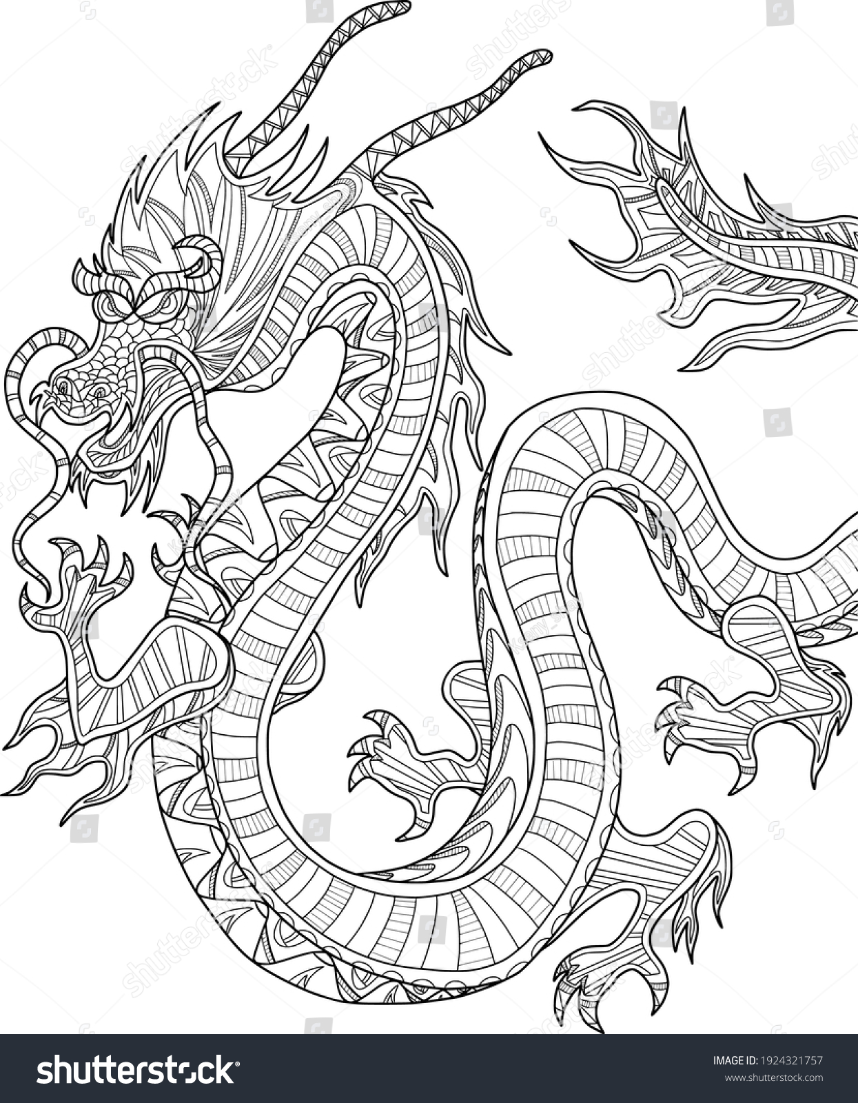 Dragon_illustration_vector Images, Stock Photos & Vectors | Shutterstock