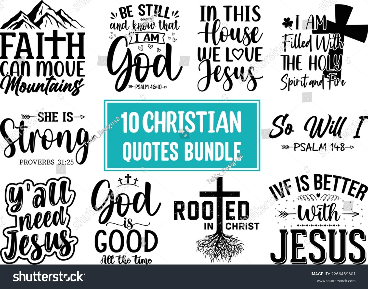 SVG of Christian Quotes SVG Designs Bundle, Christian Quotes T-shirt Designs, Set of Christian Quotes, Christian SVG Design, Typography lettering, Religion Quotes, and Sayings Vector Craft Version-7 svg