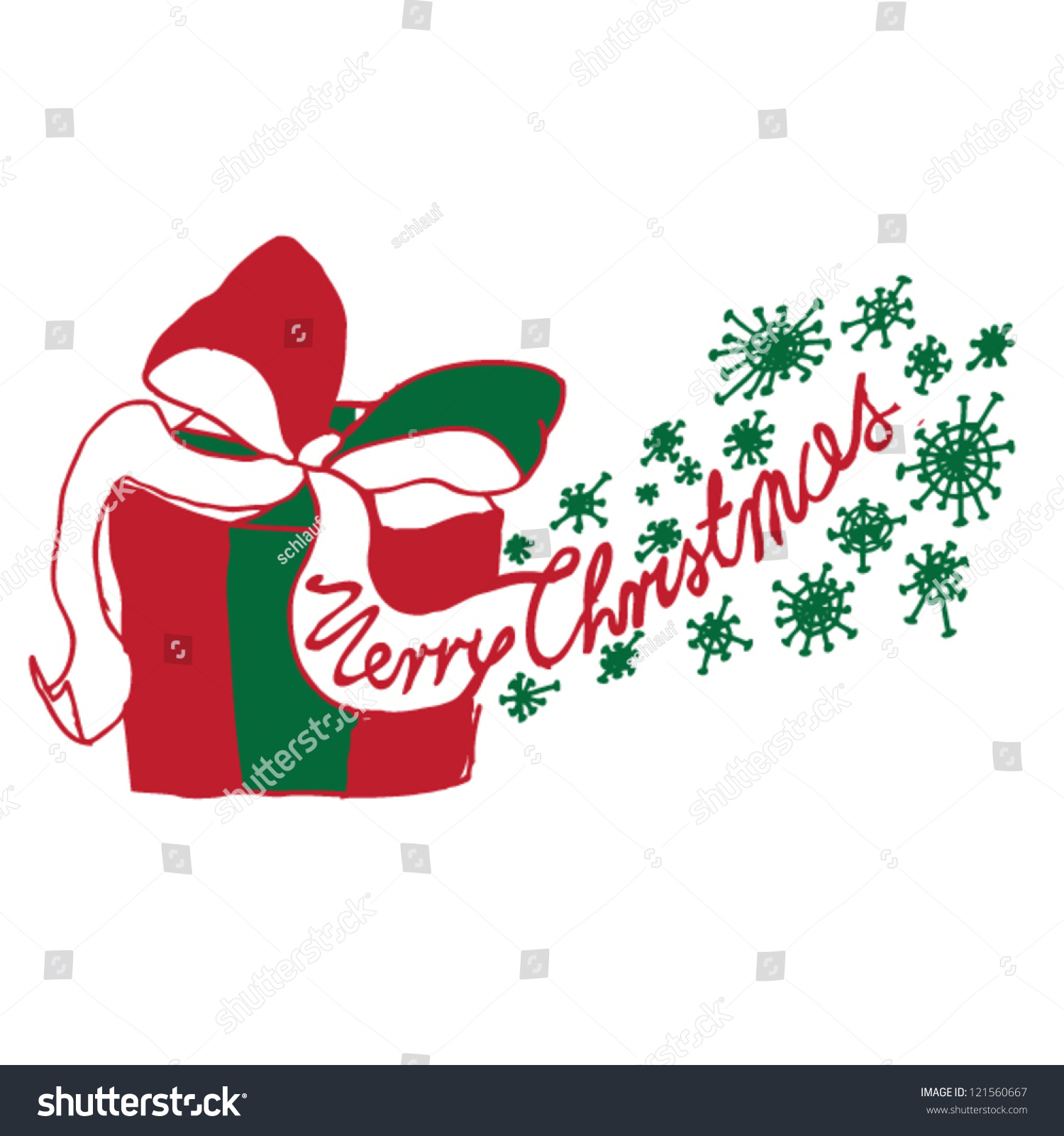 Christmas Stock Vector Illustration 121560667 : Shutterstock