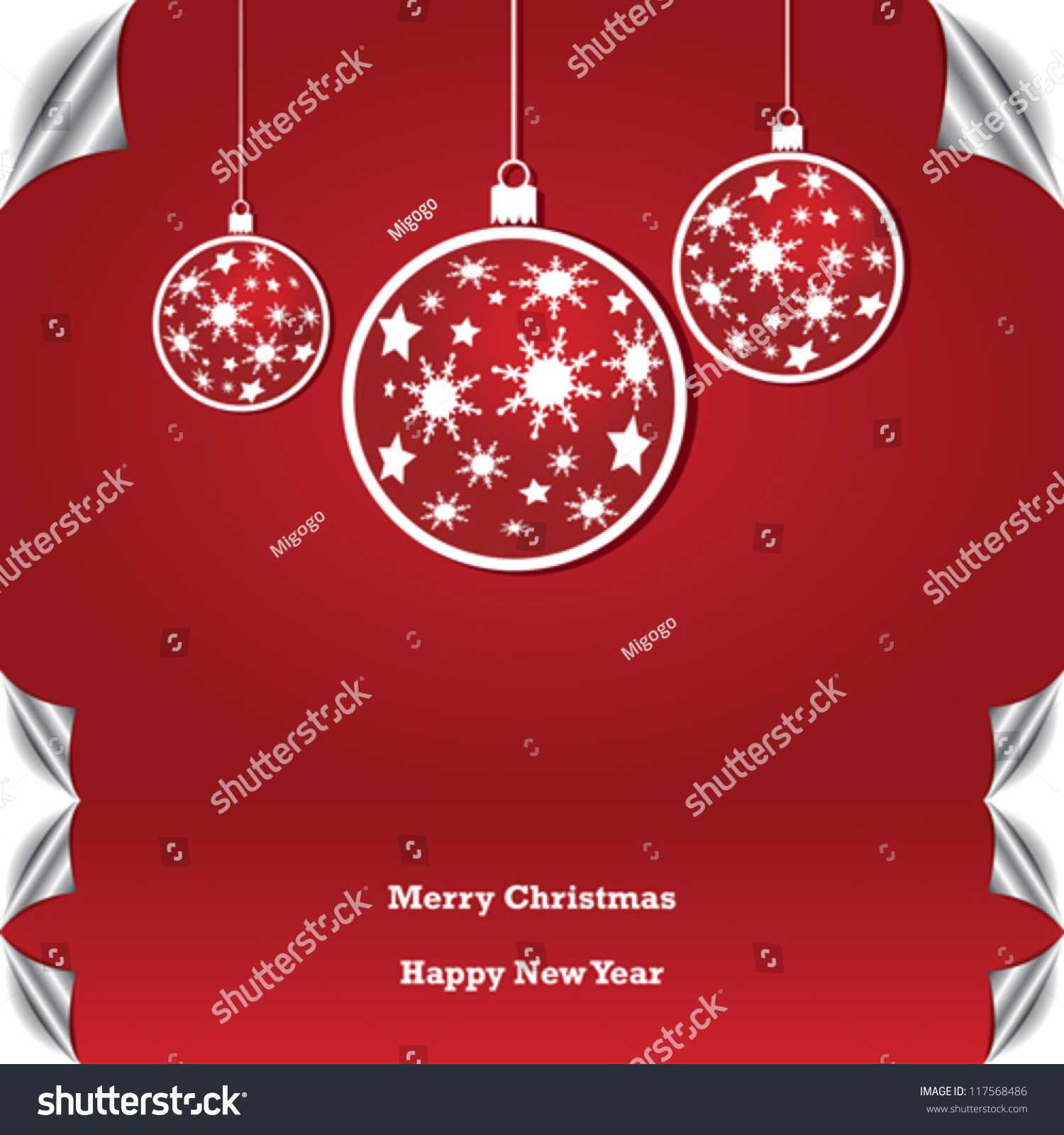 Christmas Background Stock Vector Illustration 117568486 : Shutterstock