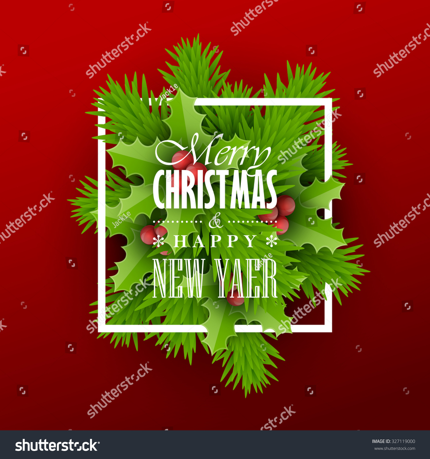 Christmas Background Stock Vector Illustration 327119000 : Shutterstock