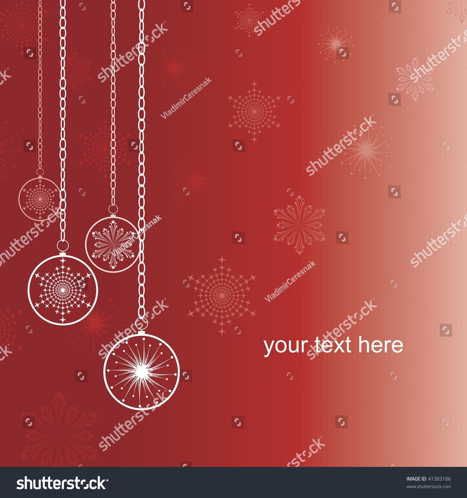 Christmas Background Stock Vector Illustration 41383186 : Shutterstock