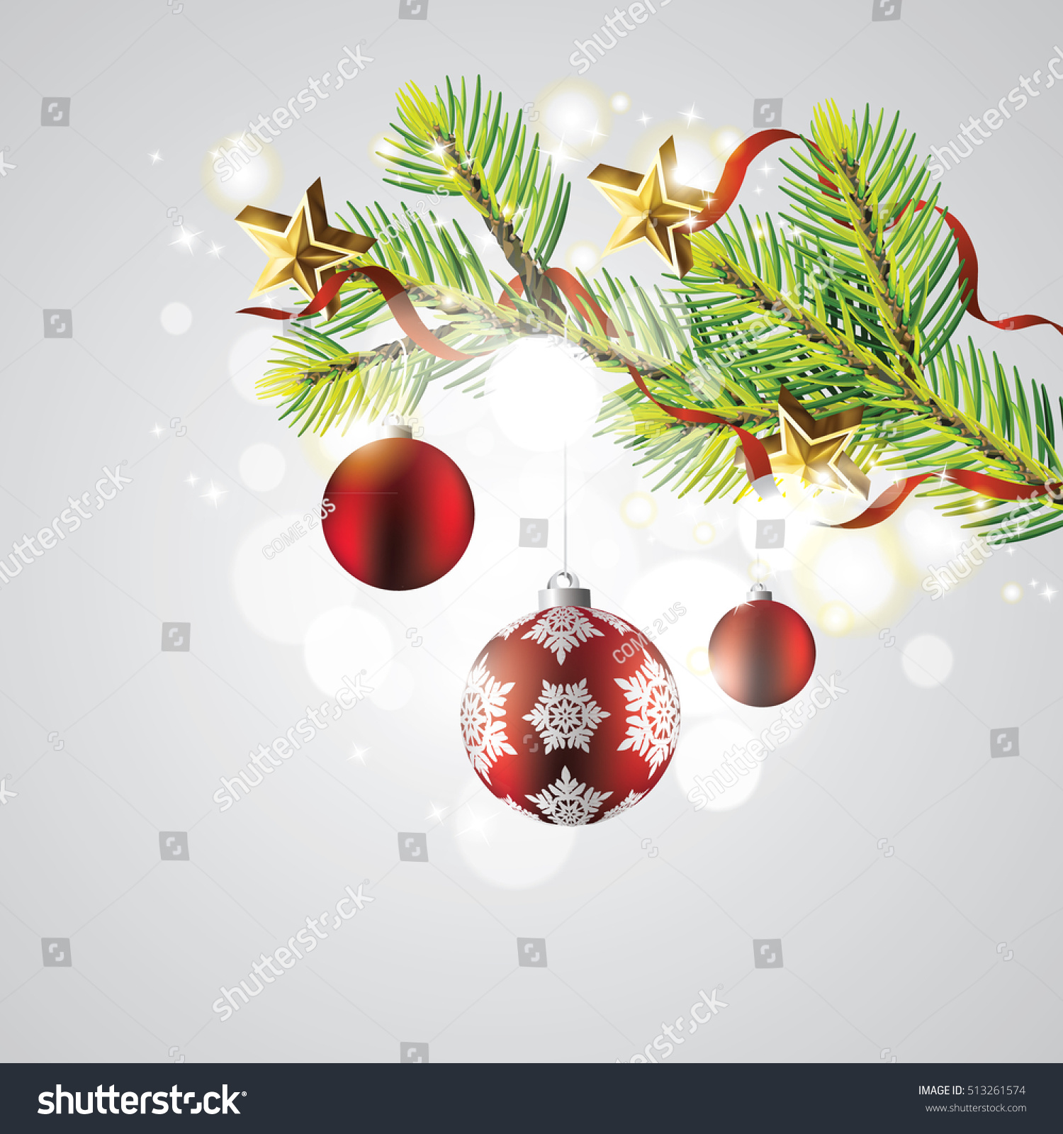 Christmas Background Stock Vector Illustration 513261574 : Shutterstock