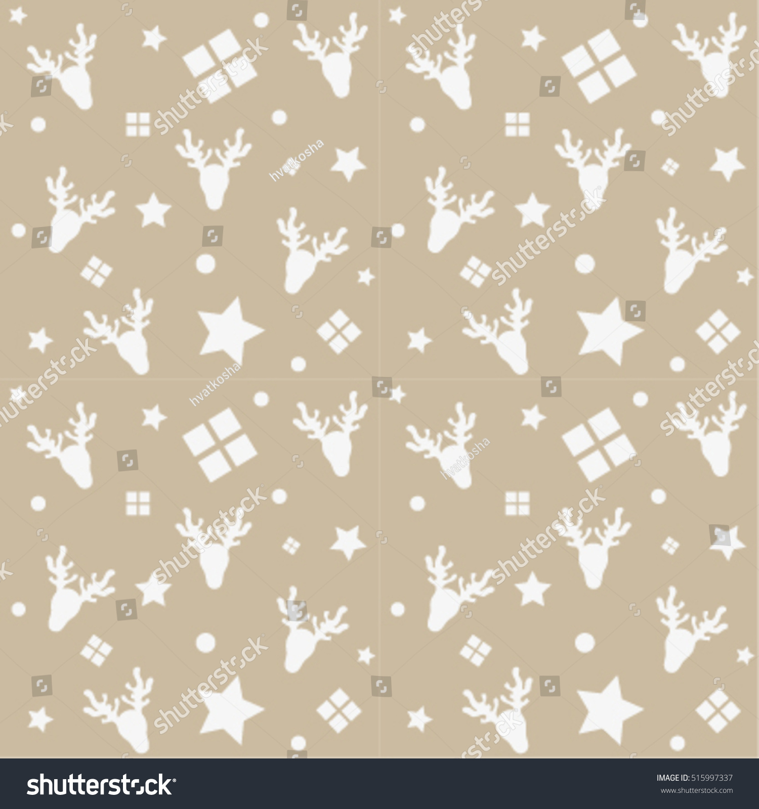 Christmas Background. Seamless. Stock Vector Illustration 515997337 : Shutterstock