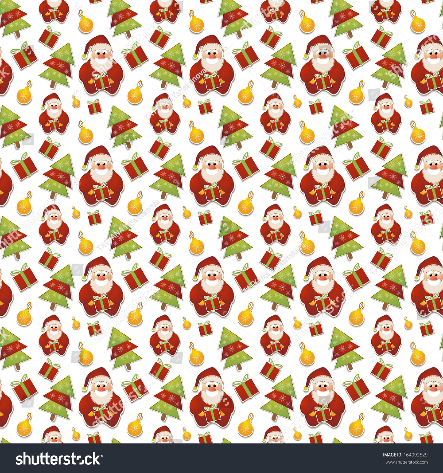 Christmas Background, Seamless Tiling, Great Choice For Wrapping Paper ...