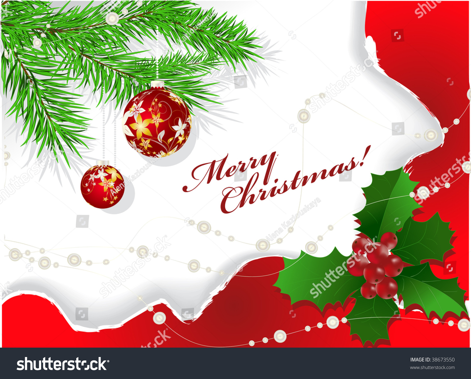 Christmas Backgrounds Stock Vector Illustration 38673550 : Shutterstock