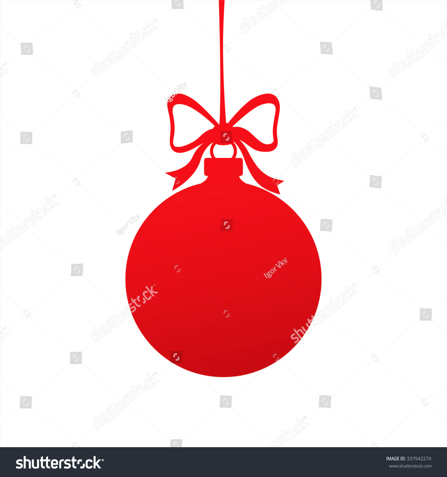 christmas ball vector