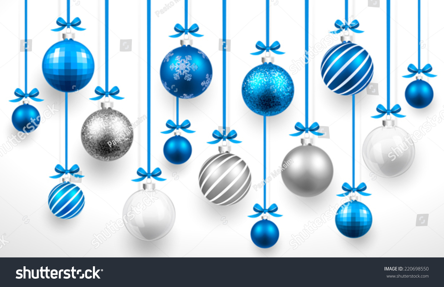 666,139 Blue christmas ornaments Images, Stock Photos & Vectors ...