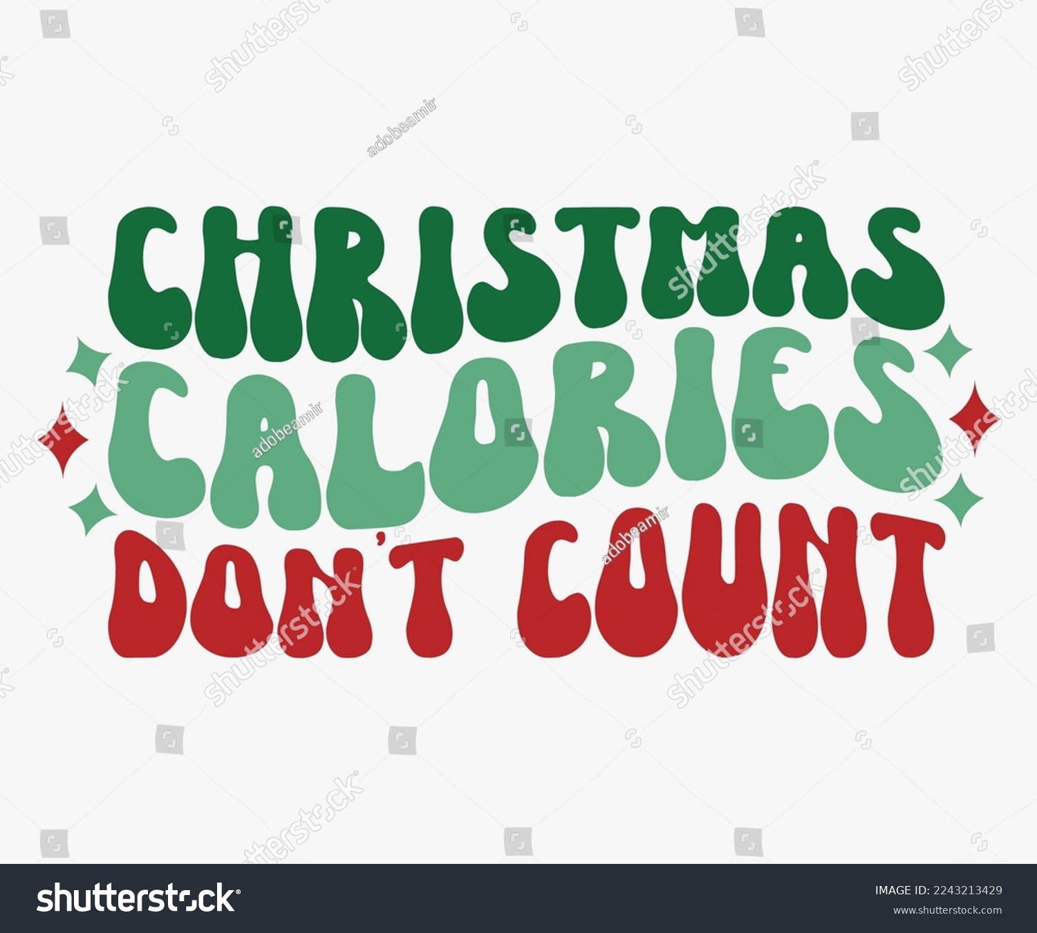 SVG of Christmas Calories Don't Count Saying SVG, Retro Christmas T-shirt, Funny Christmas Quotes, Merry Christmas Saying SVG, Holiday Saying SVG, New Year Quotes, Winter Quotes SVG svg