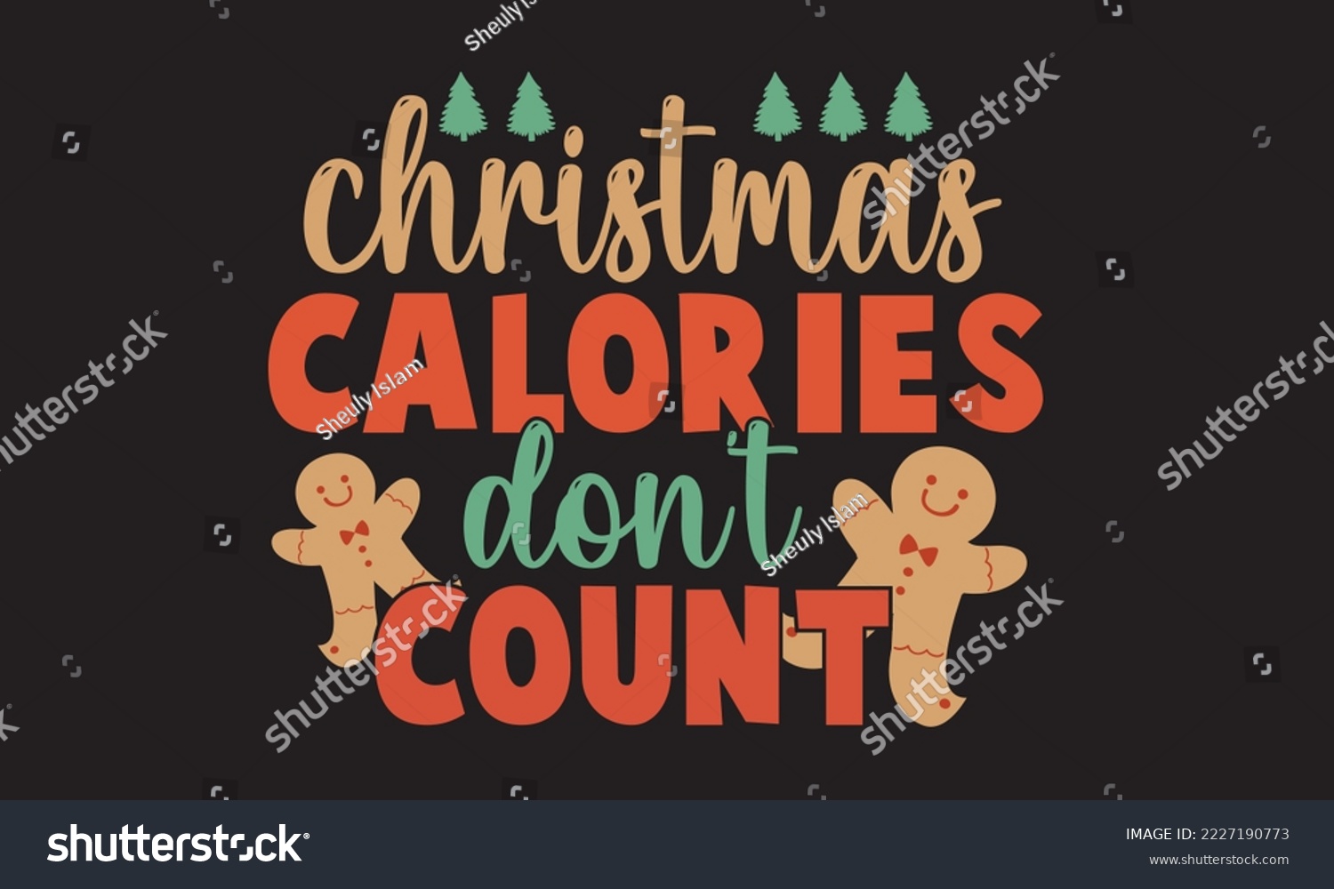 SVG of Christmas Calories Don't Count Svg Design svg