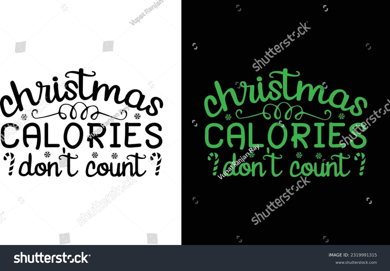 SVG of Christmas Calories Don't Count Svg File svg