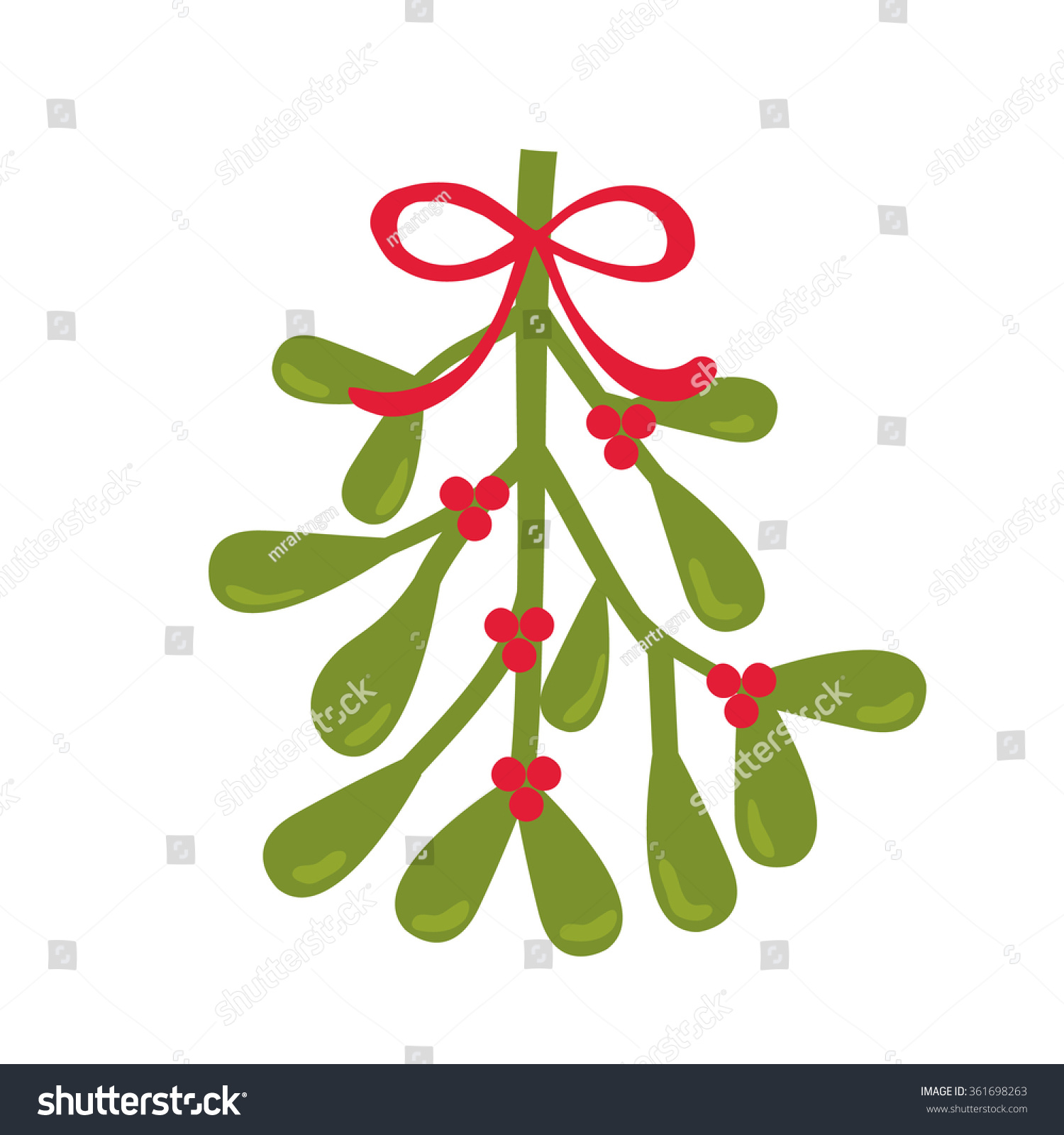 14,558 Mistletoe Cartoon Images, Stock Photos & Vectors | Shutterstock