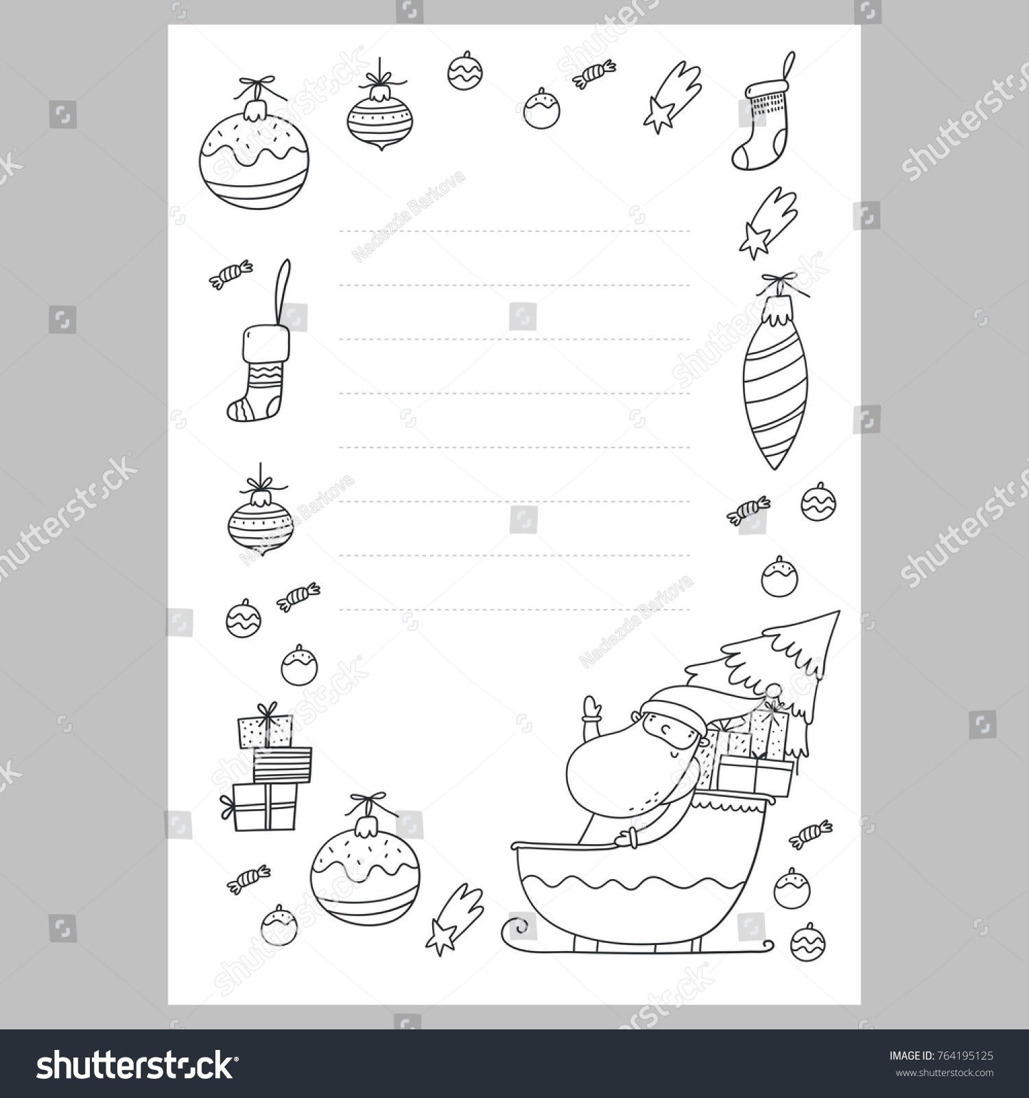 70 Christmas Coloring Pages By Letter  Images