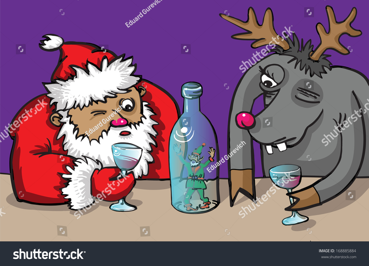 Christmas Fun Stock Vector (Royalty Free) 168885884