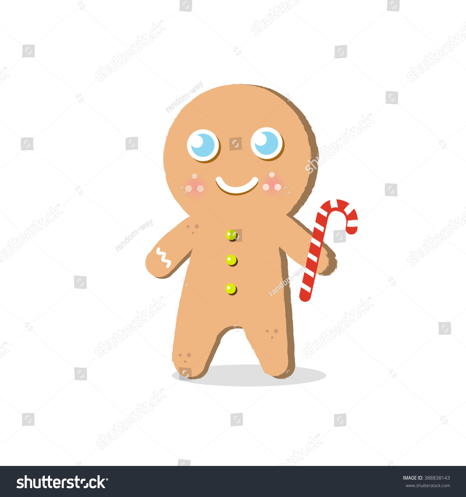 christmas gingerbread man with candy flat vector illustration new year cartoon illustration - Christmas Gingerbread Man christmas gingerbread man with candy flat vector illustration new year cartoon illustration - Christmas Gingerbread Man