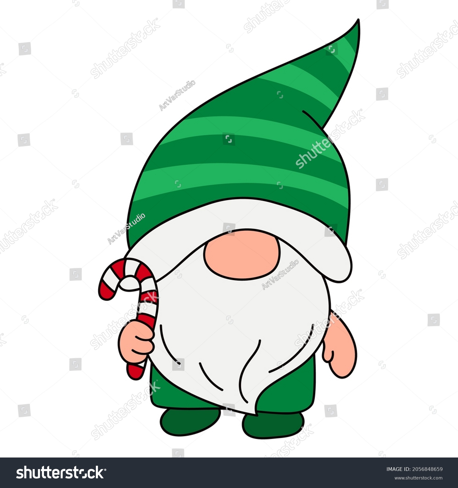 SVG of Christmas gnomes cute illustration. Gnome clipart Festive gnome vector illustration for Christmas holiday.  Scandi xmas gnomes. svg