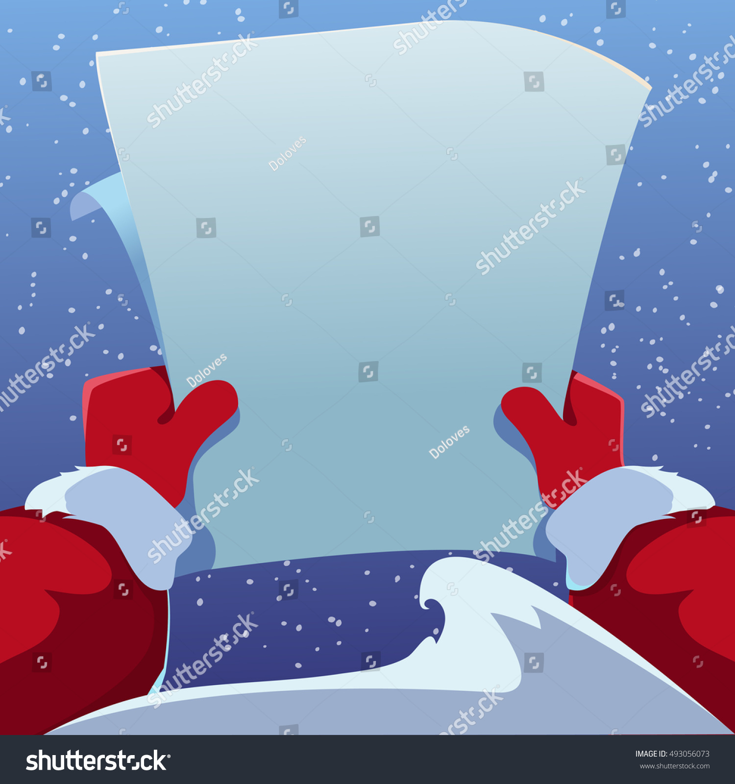 christmas greeting card santa claus is holding in his hands reading a letter christmas wish - Santa Claus Cards christmas greeting card santa claus is holding in his hands reading a letter christmas wish - Santa Claus Cards