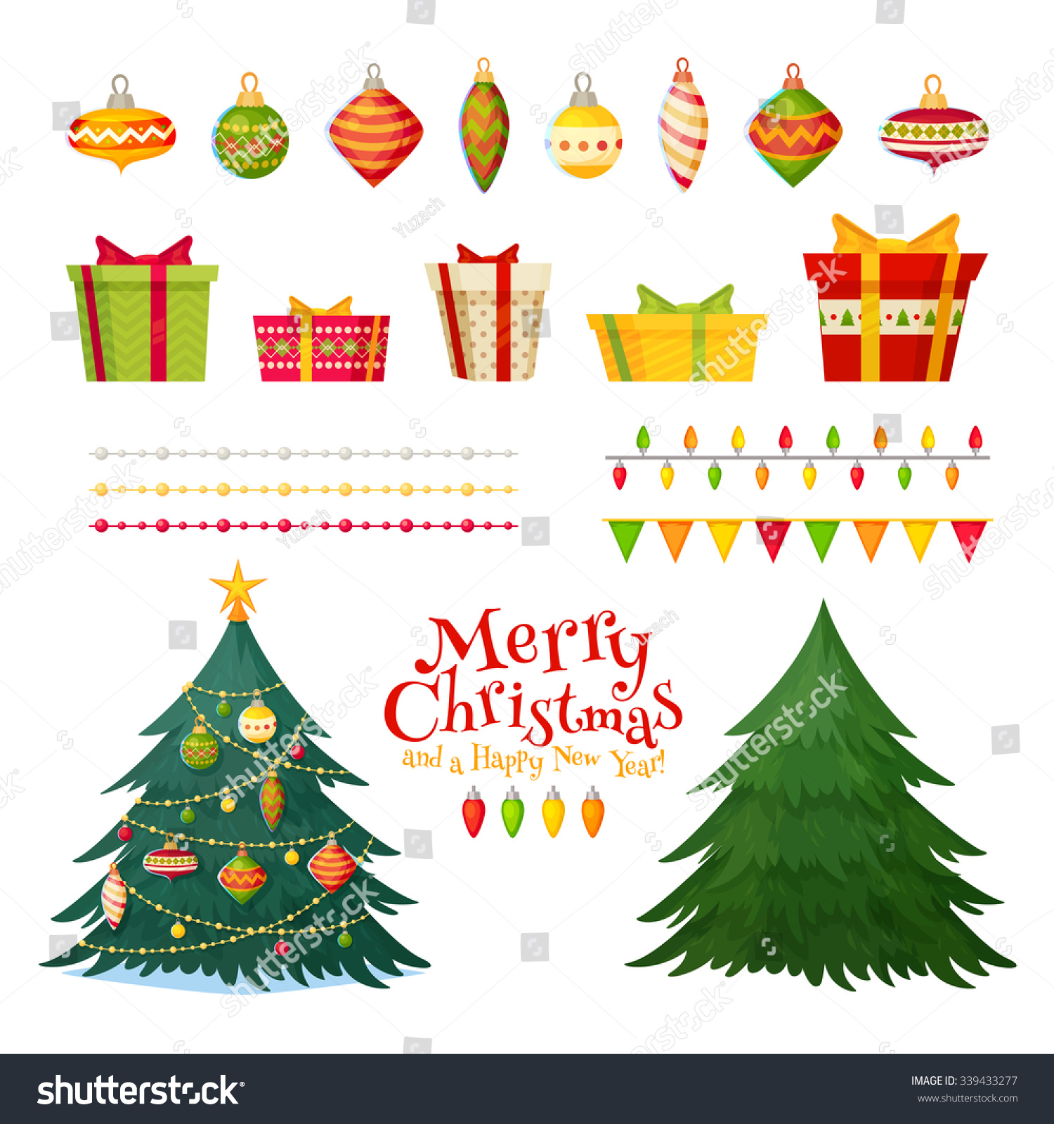 70,416 Christmas Tree An Baubles Frame Images, Stock Photos & Vectors 