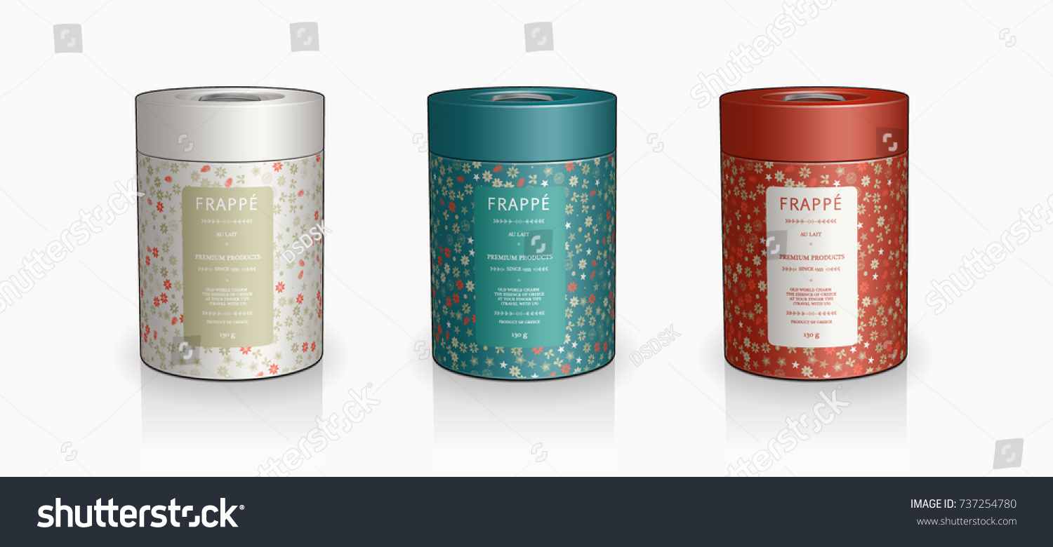 tin cylinder container