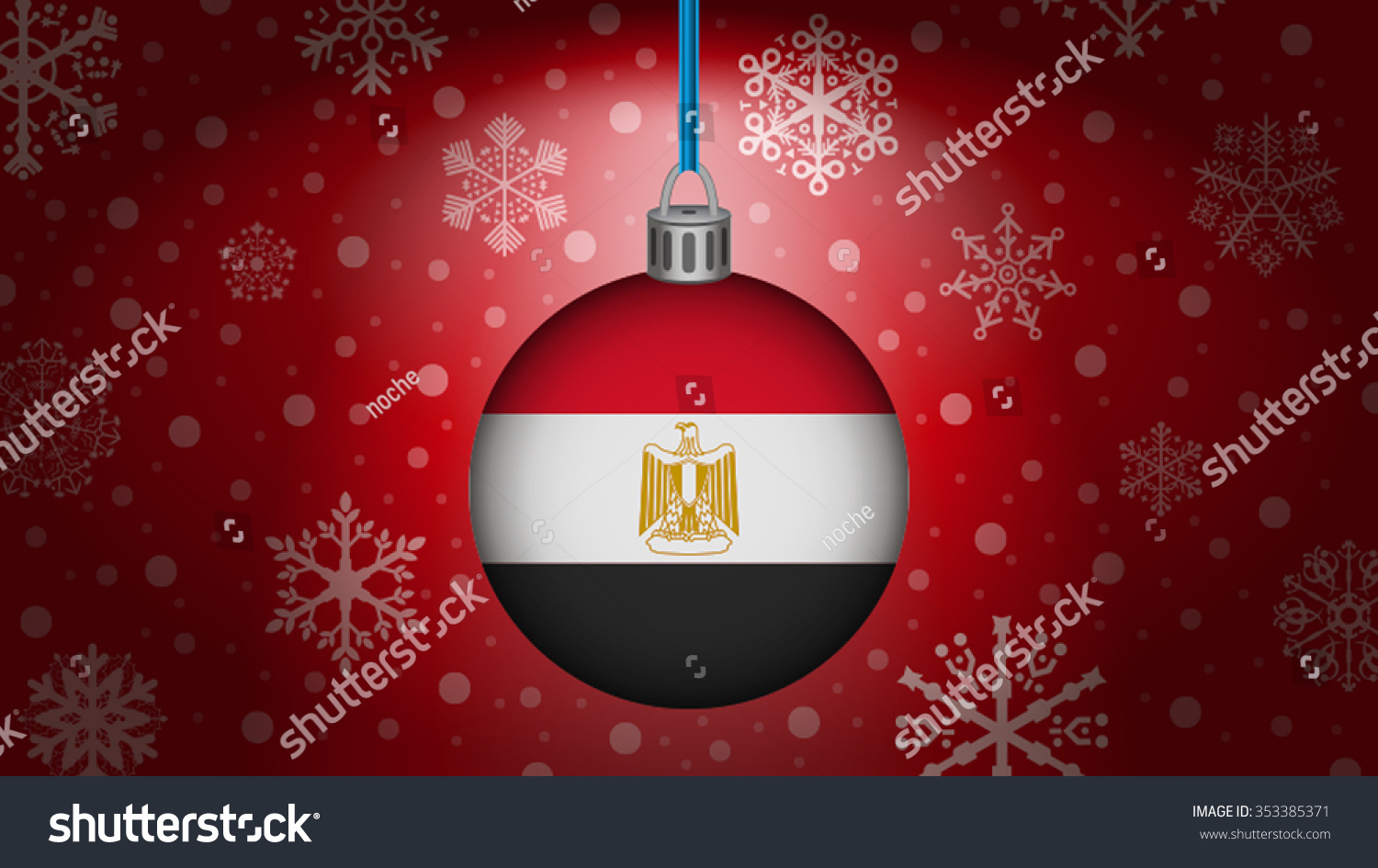 Christmas Egypt Stock Vector 353385371 Shutterstock